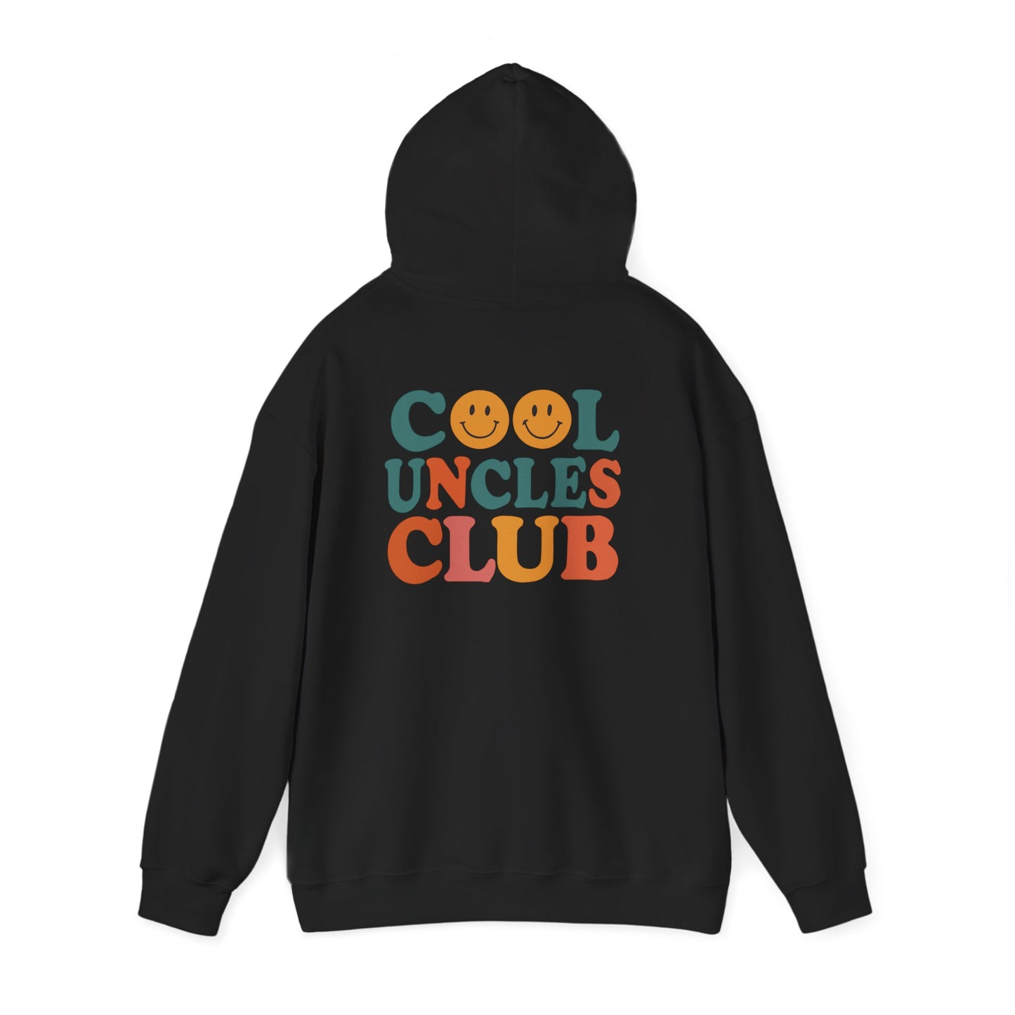 Cool Uncles Club Hooded Sweatshirt, Unisex Hoodie Gift, Cozy Sweatshirt for Uncles, Family Gathering Attire, Fun Graphic Hoodie