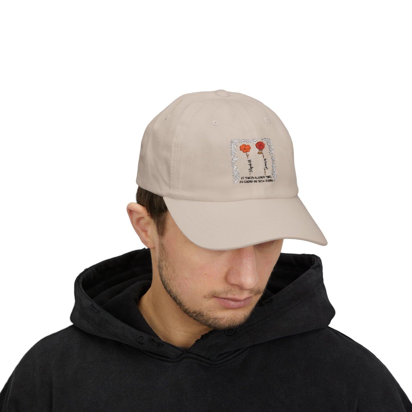 Classic Floral Dad Cap - Casual Style Hat for Dads, Perfect Gift for Father's Day, Summer Outing, Outdoors, Fun Fashion Accessory