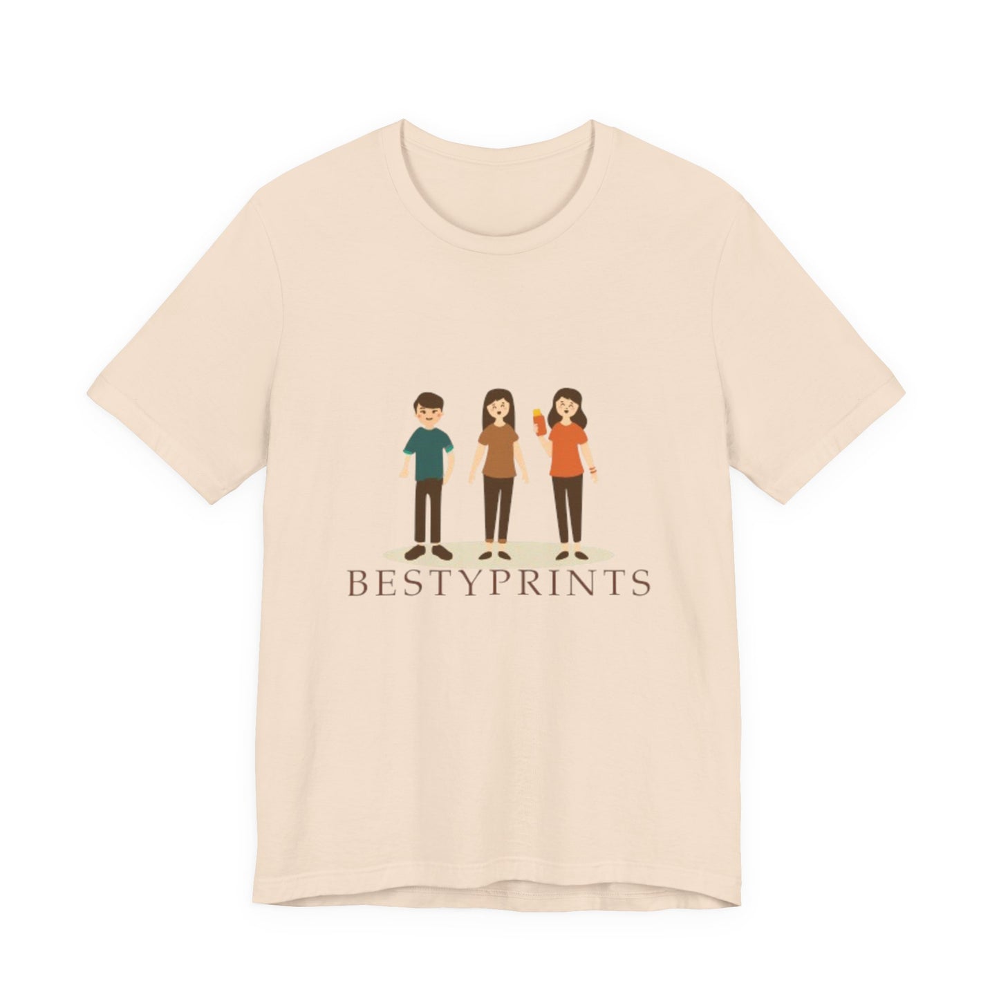Unisex Illustration Tee - Fun, Casual Graphic T-Shirt for Friends, Birthday Gift, Family Gatherings, Best Friends Tee, Everyday Wear
