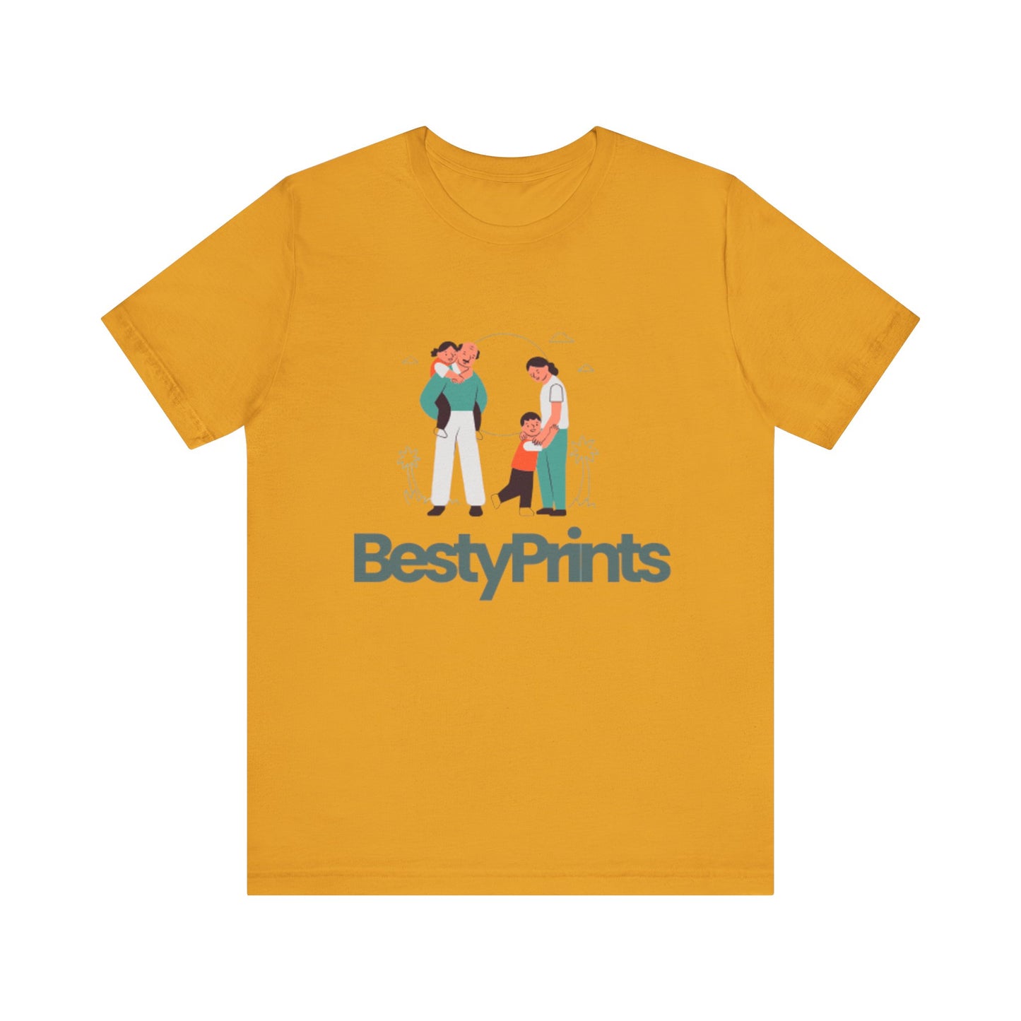 Family Bond Unisex Tee, Cute Family T-Shirt, BestyPrints Graphic Tee, Gift for Parents, Casual Family Wear