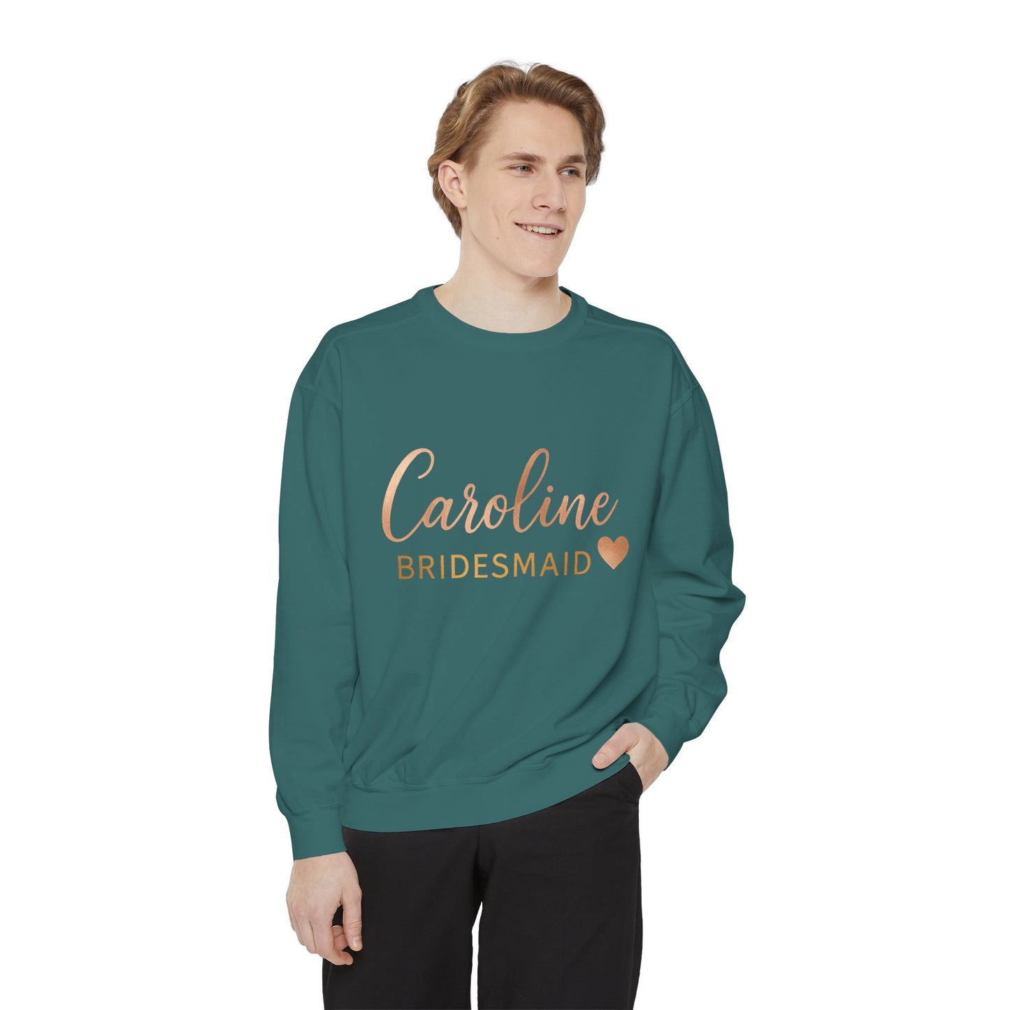 Bridesmaid Sweatshirt, Personalized Gift, Unisex Pullover, Wedding Party Apparel, Custom Bridesmaid Sweatshirt