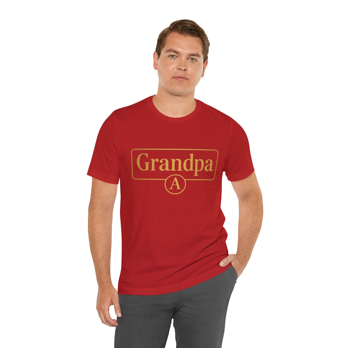 Grandpa Unisex Tee - Stylish Gift for Grandfathers, Casual Wear, Family Reunion, Birthday, Father's Day
