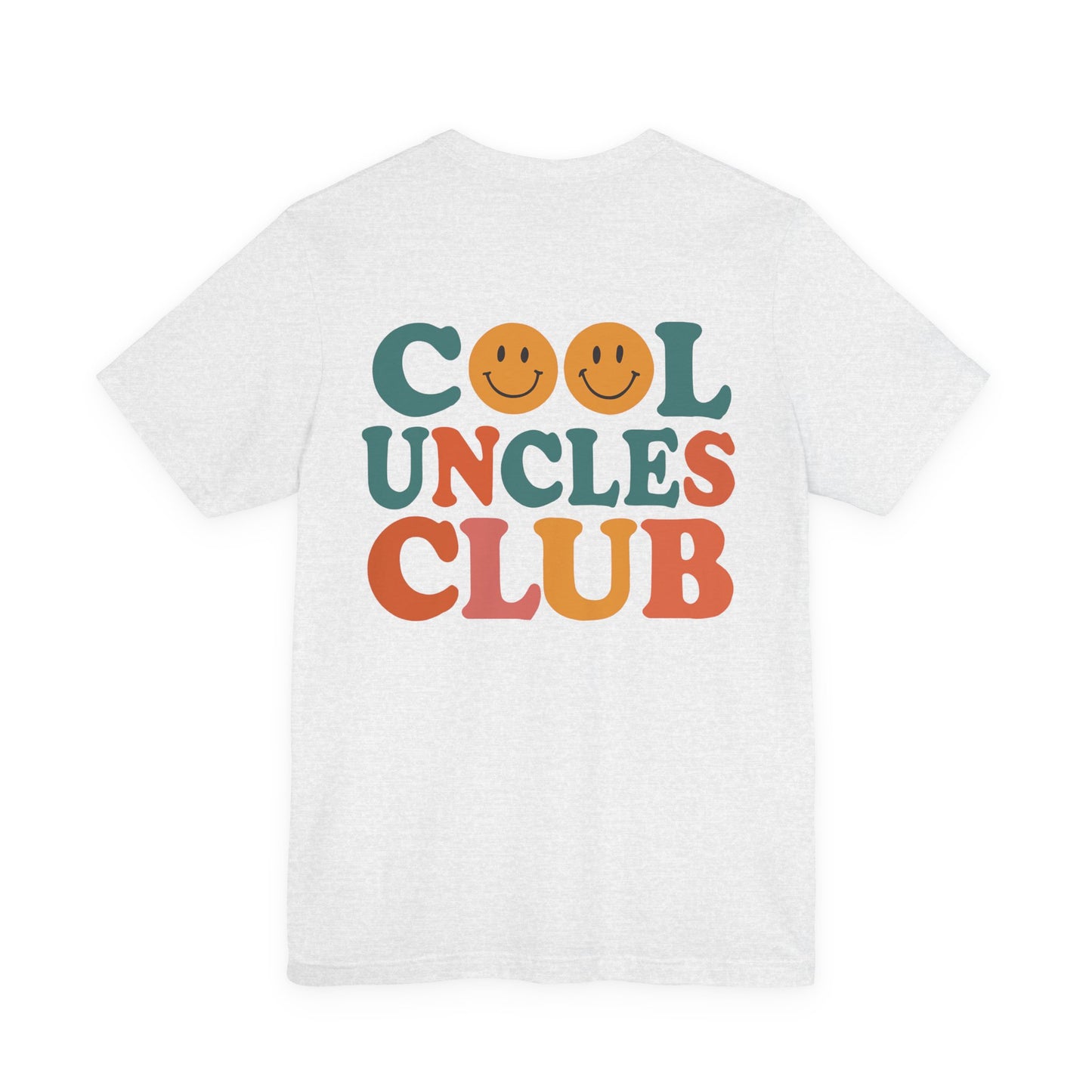 Cool Uncles Club Tee, Unisex Graphic T-Shirt, Father's Day Gift, Fun Uncle Outfit, Smiley Face Tee, Family Reunion Shirt