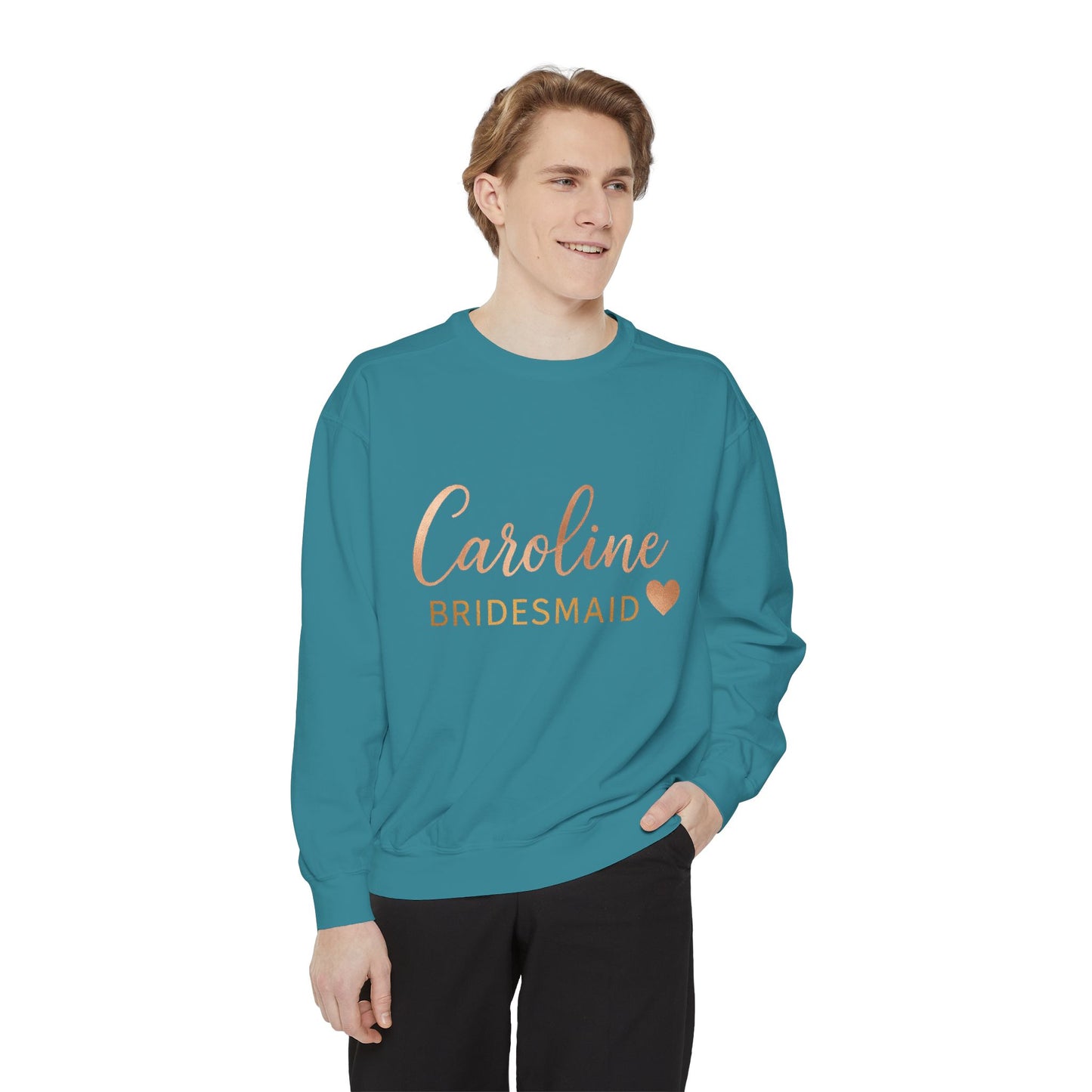 Bridesmaid Sweatshirt, Personalized Gift, Unisex Pullover, Wedding Party Apparel, Custom Bridesmaid Sweatshirt