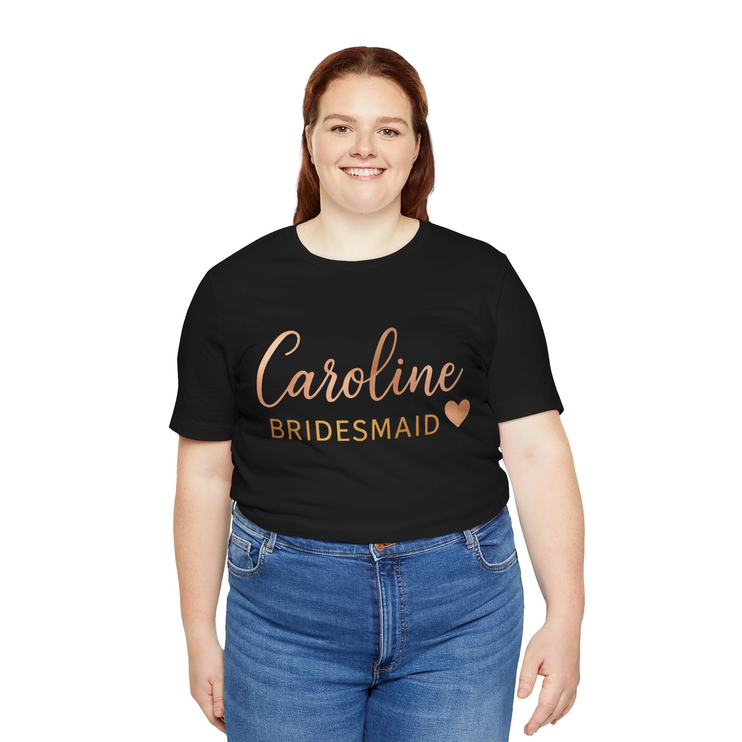 Bridesmaid T-Shirt, Customizable Team Tee, Unique Wedding Gift, Bridal Party Shirt, Memorable Engagement Celebration