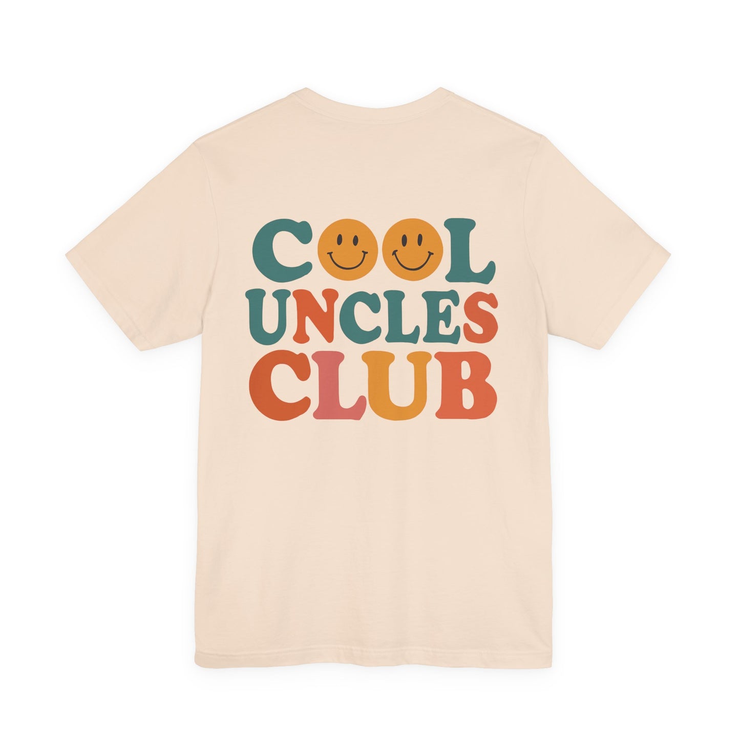 Cool Uncles Club Tee, Unisex Graphic T-Shirt, Father's Day Gift, Fun Uncle Outfit, Smiley Face Tee, Family Reunion Shirt
