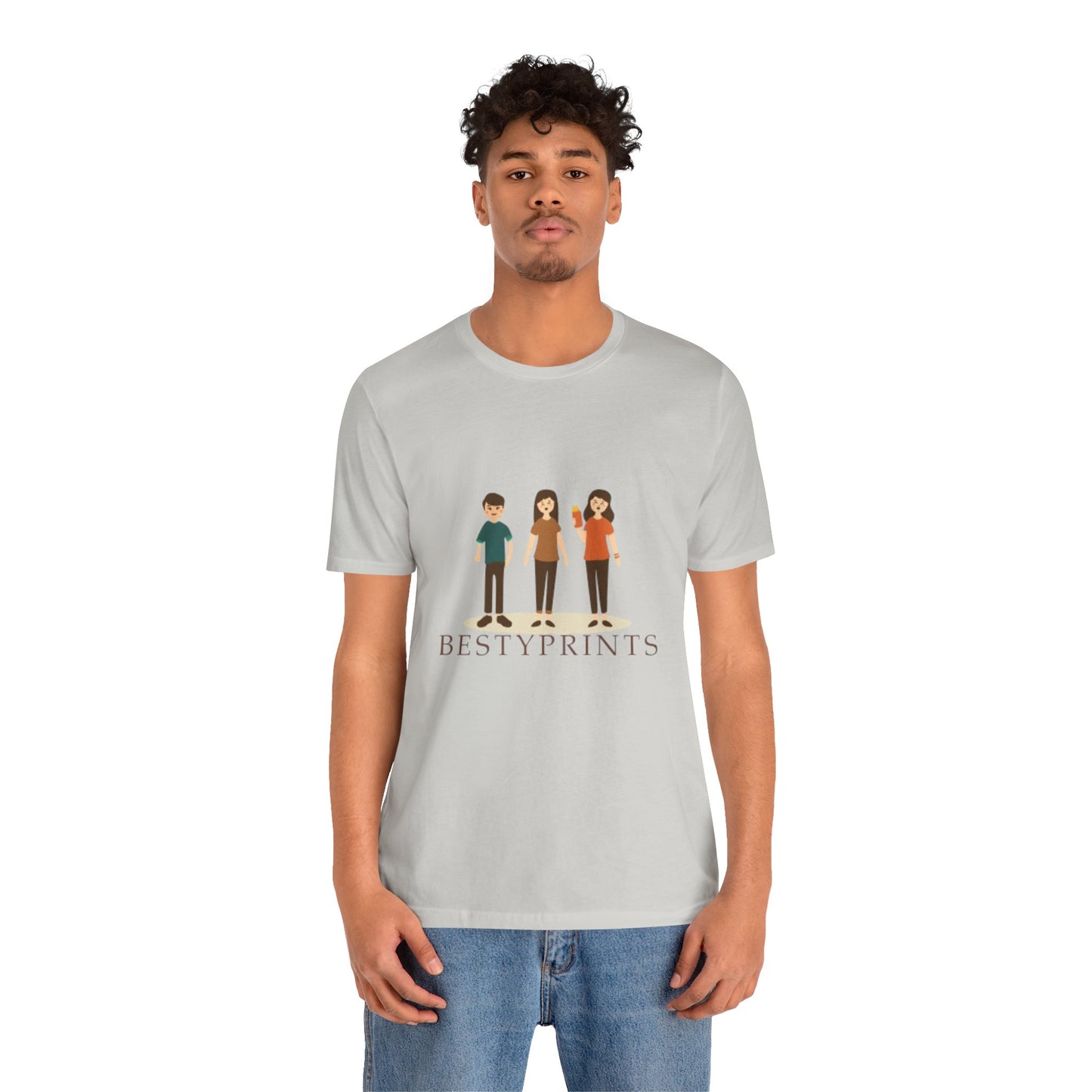Unisex Illustration Tee - Fun, Casual Graphic T-Shirt for Friends, Birthday Gift, Family Gatherings, Best Friends Tee, Everyday Wear