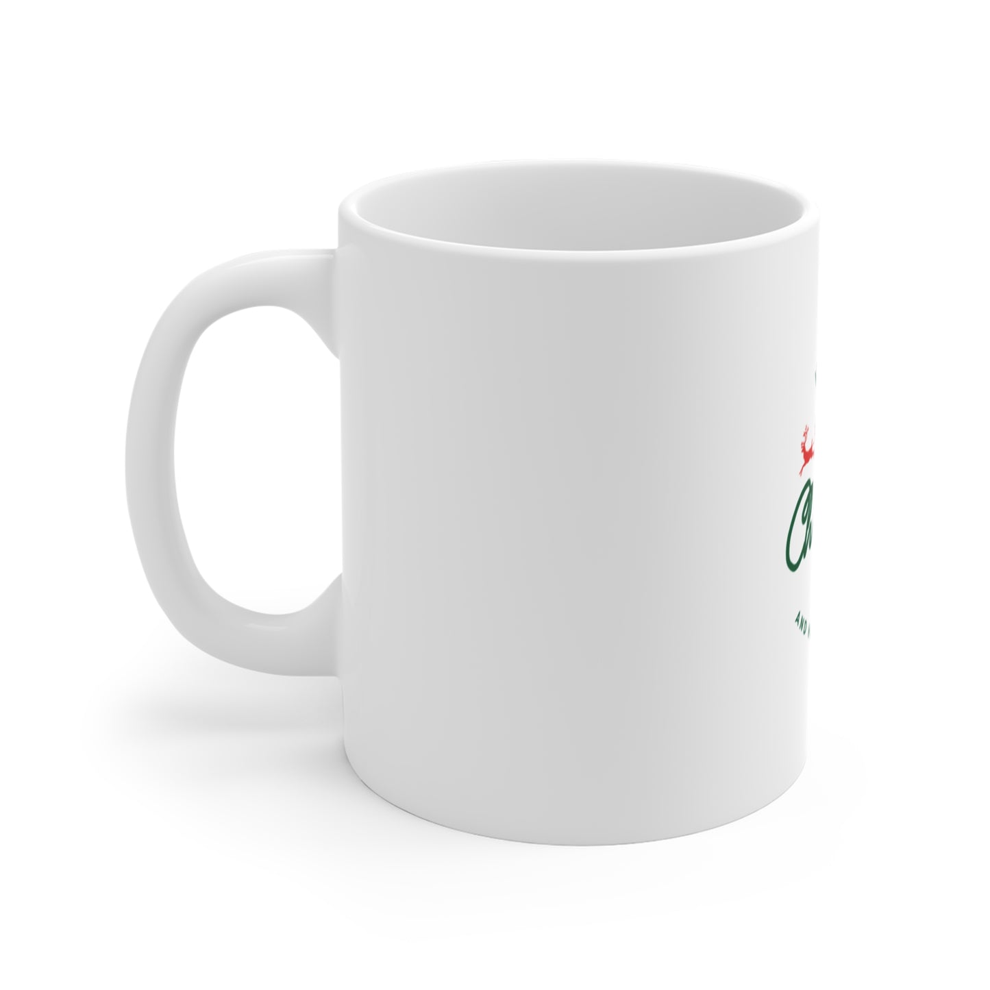 Christmas Cheer Mug - 11oz Coffee Cup, Holiday Gift, Festive Drinkware, Merry Christmas Decor, New Year Celebration