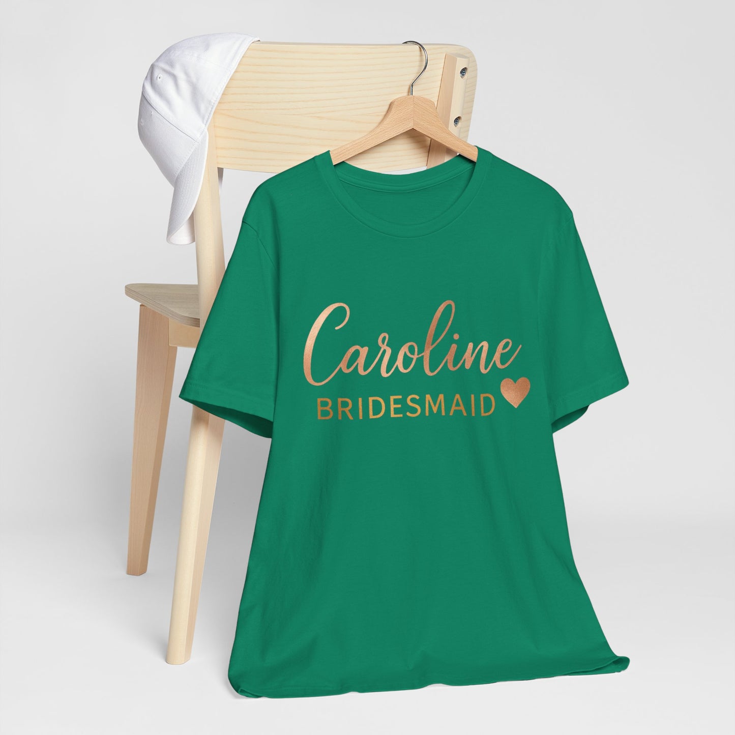 Bridesmaid T-Shirt, Customizable Team Tee, Unique Wedding Gift, Bridal Party Shirt, Memorable Engagement Celebration