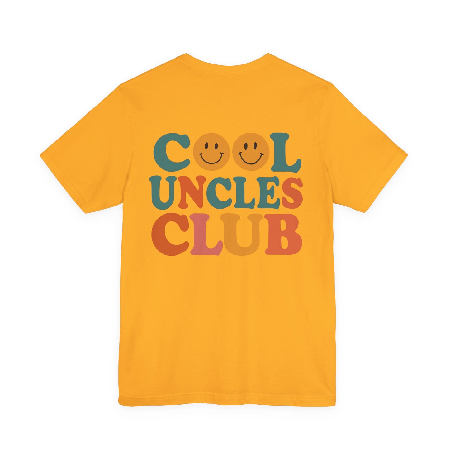 Cool Uncles Club Tee, Unisex Graphic T-Shirt, Father's Day Gift, Fun Uncle Outfit, Smiley Face Tee, Family Reunion Shirt