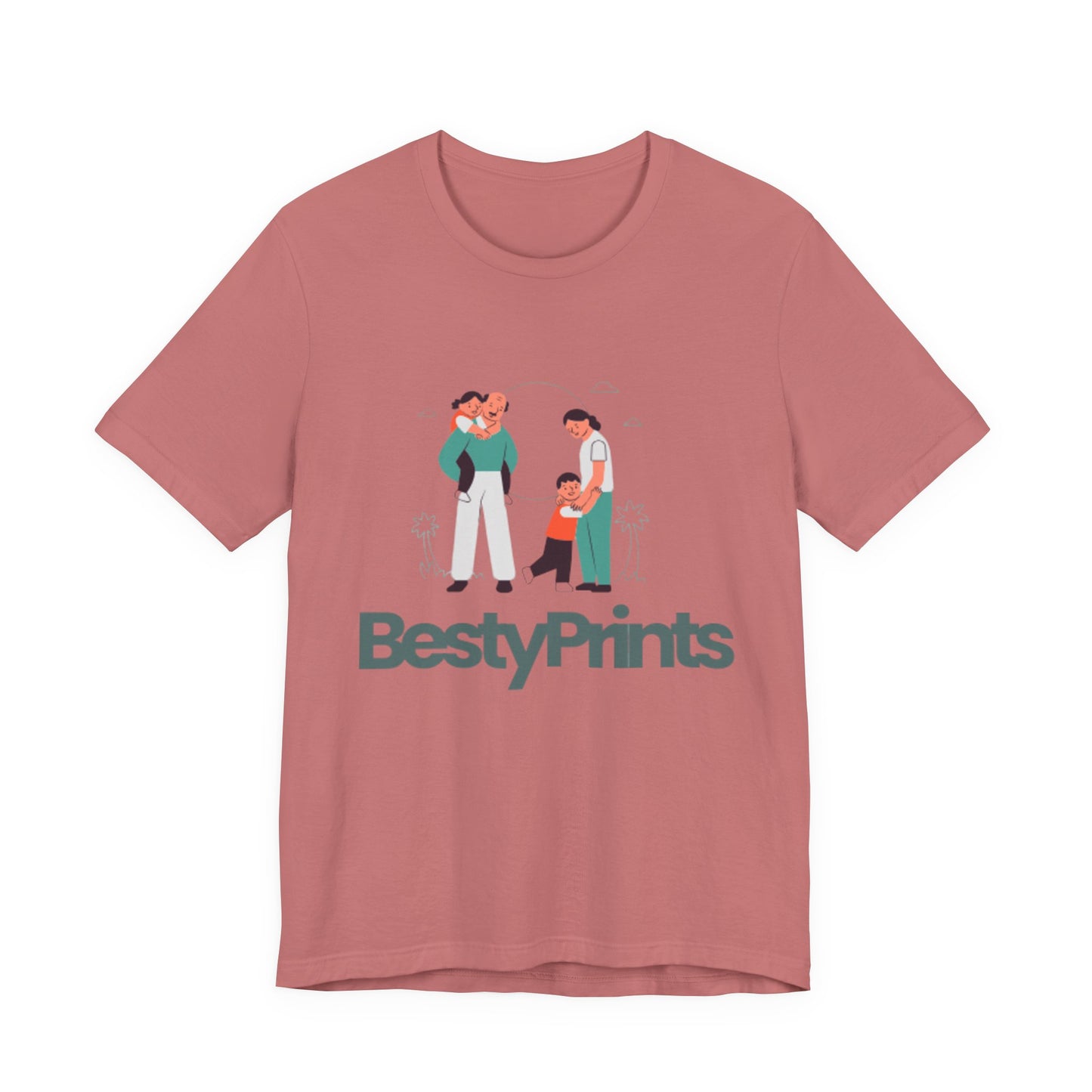 Family Bond Unisex Tee, Cute Family T-Shirt, BestyPrints Graphic Tee, Gift for Parents, Casual Family Wear