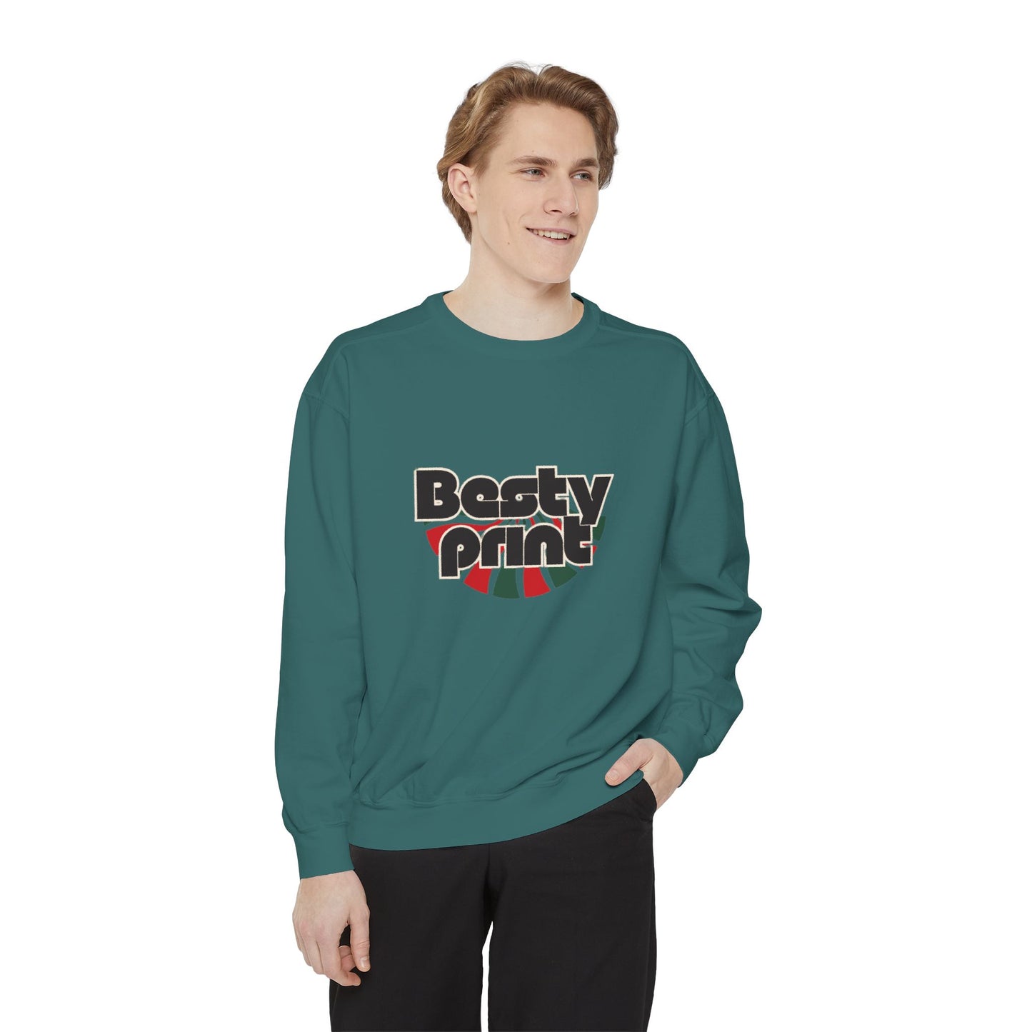 Trendy Unisex Sweatshirt with 'Booty Print' Design, Cozy Casual Wear, Gift Idea for Friends, Festival Fashion, Everyday Comfort