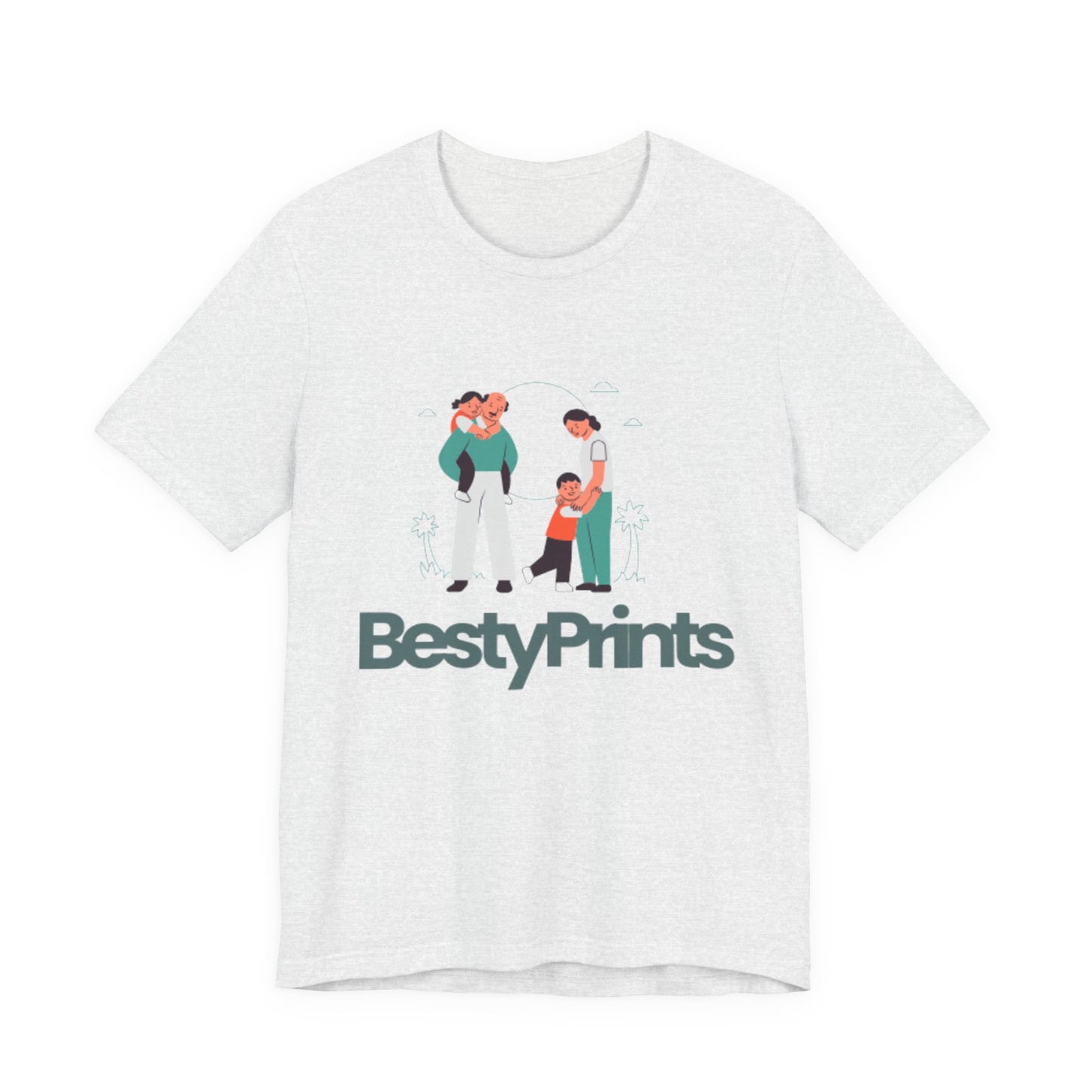 Family Bond Unisex Tee, Cute Family T-Shirt, BestyPrints Graphic Tee, Gift for Parents, Casual Family Wear