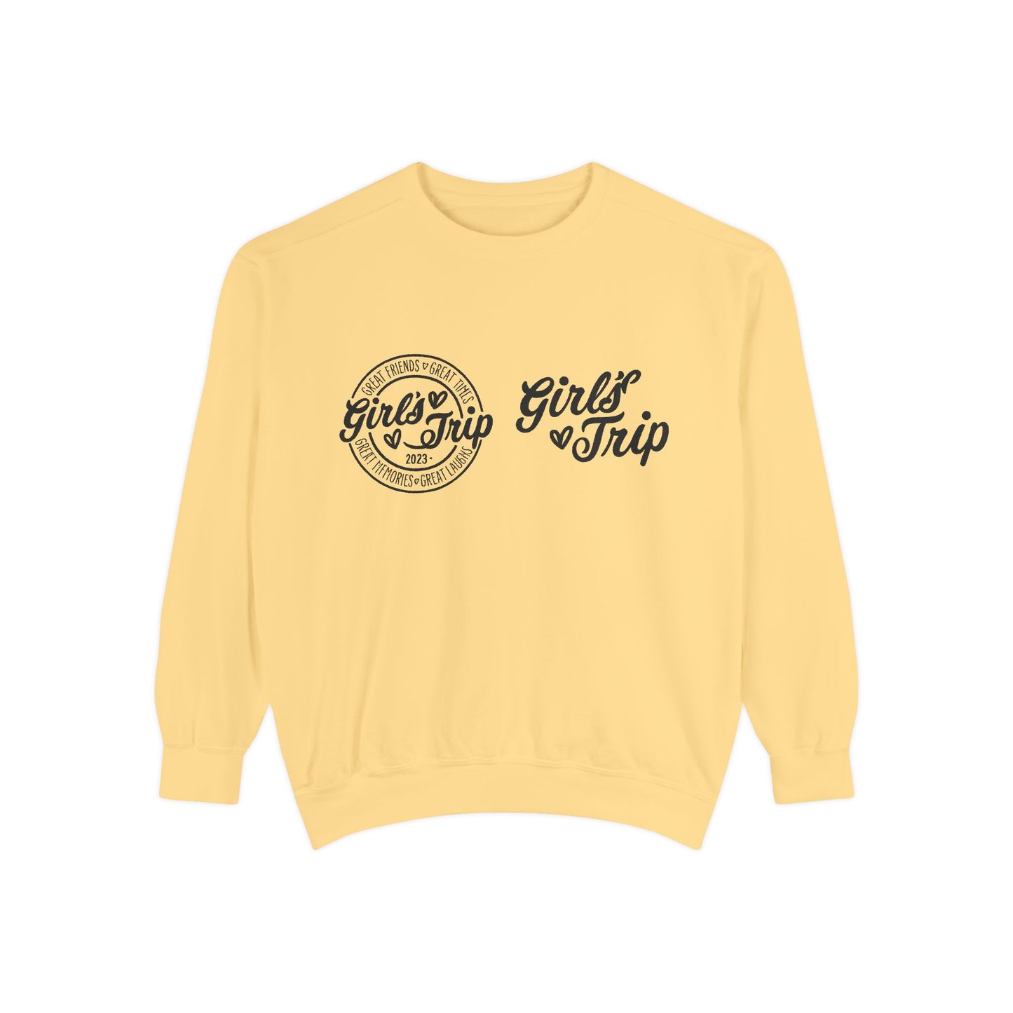 Girls Trip Unisex Sweatshirt, Cozy Girls Weekend Apparel, Perfect for Group Travel, Gift for Friends, Casual Fashion for Getaways