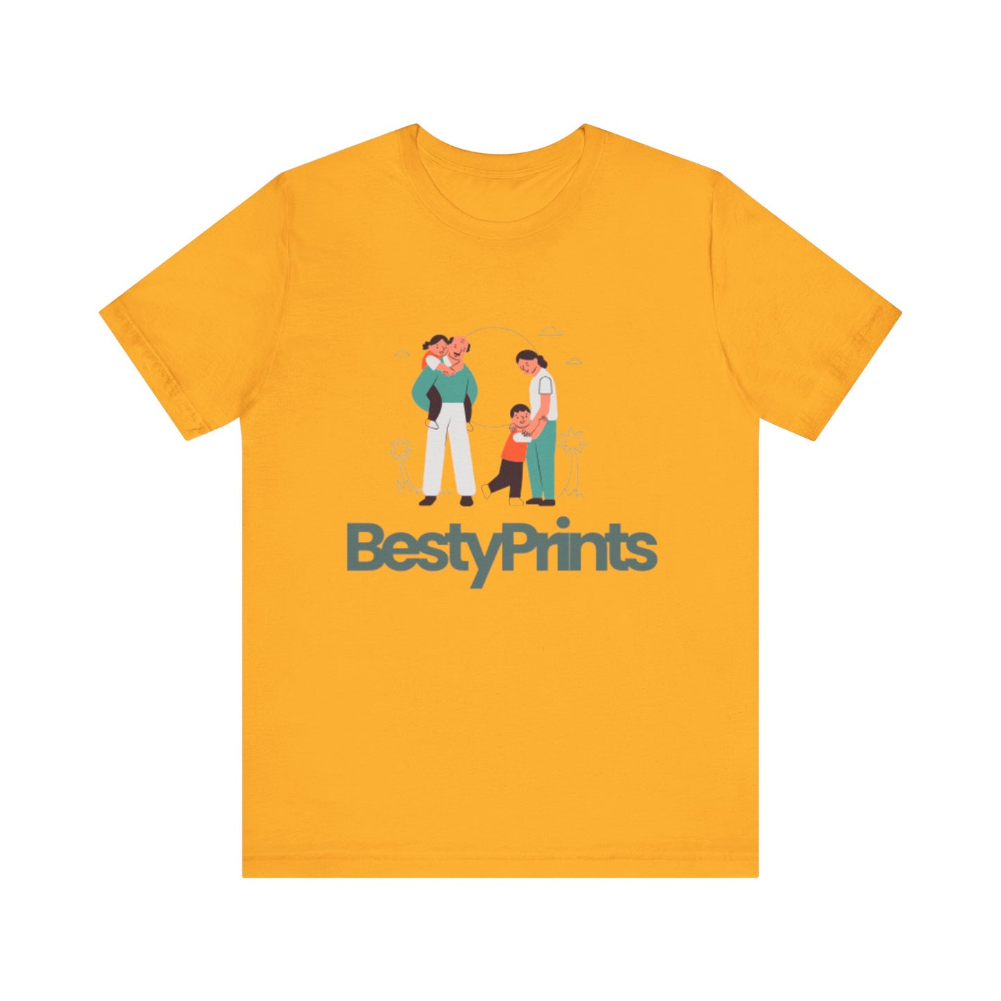 Family Bond Unisex Tee, Cute Family T-Shirt, BestyPrints Graphic Tee, Gift for Parents, Casual Family Wear
