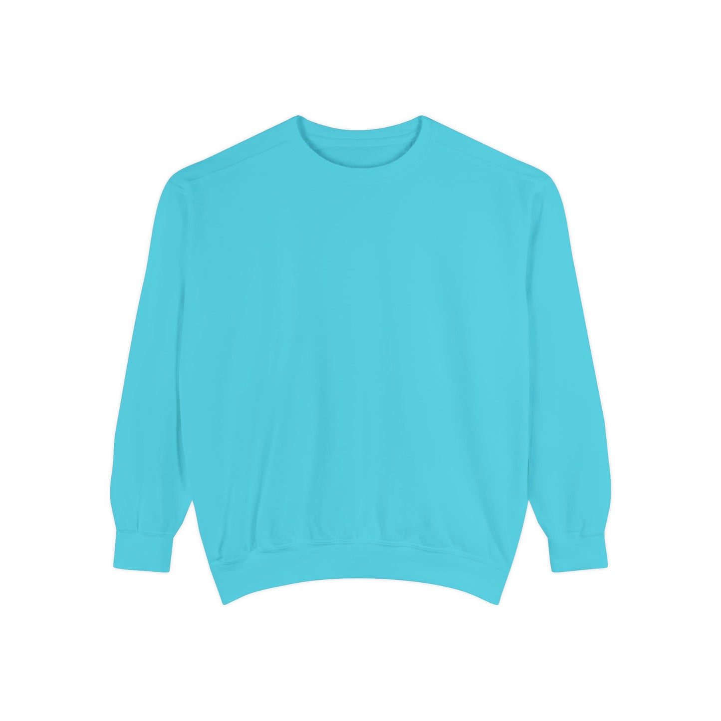 Personalized Garment-Dyed Unisex Sweatshirt | Cozy, Casual, Perfect for Gifting, Everyday Wear, Holiday Celebrations