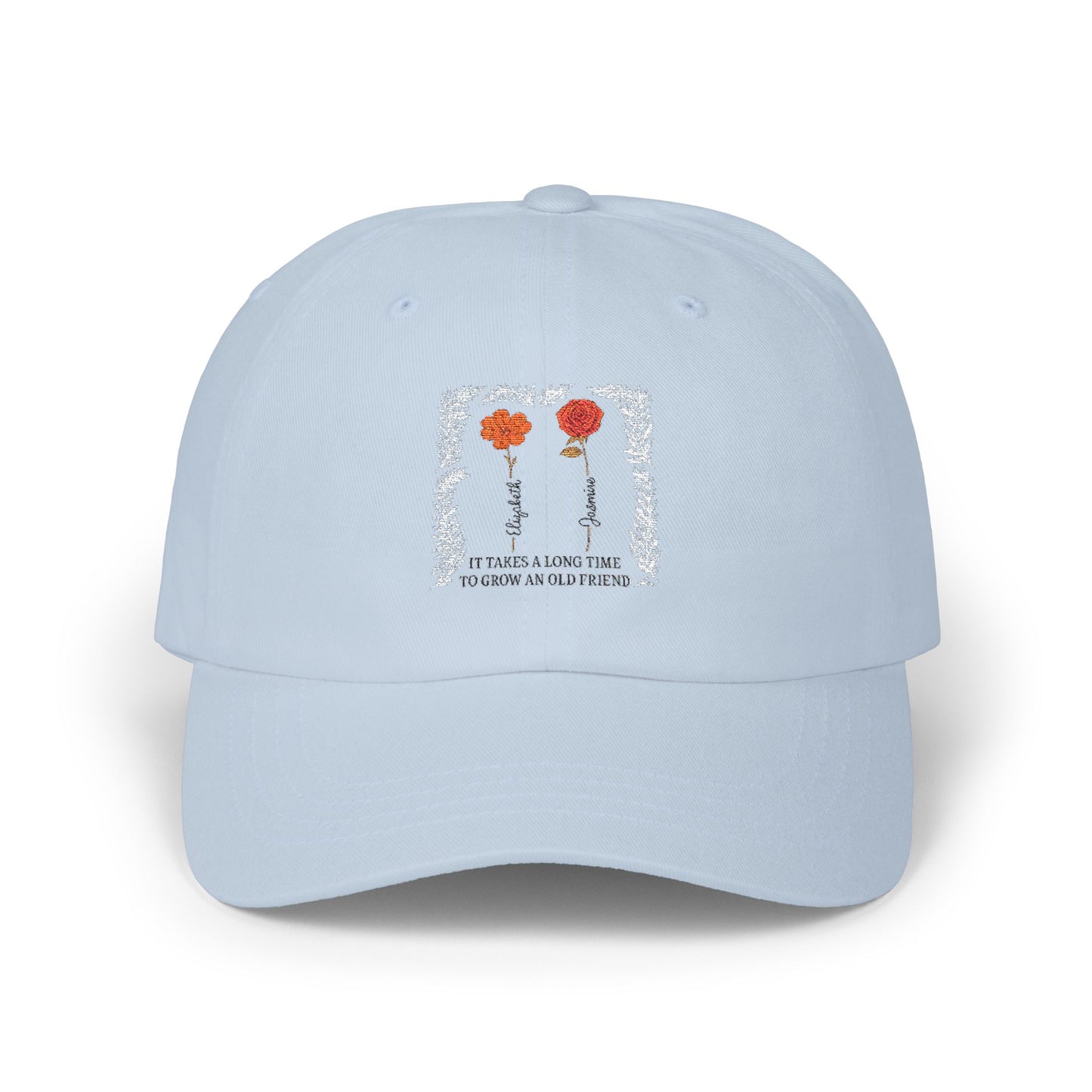 Classic Floral Dad Cap - Casual Style Hat for Dads, Perfect Gift for Father's Day, Summer Outing, Outdoors, Fun Fashion Accessory