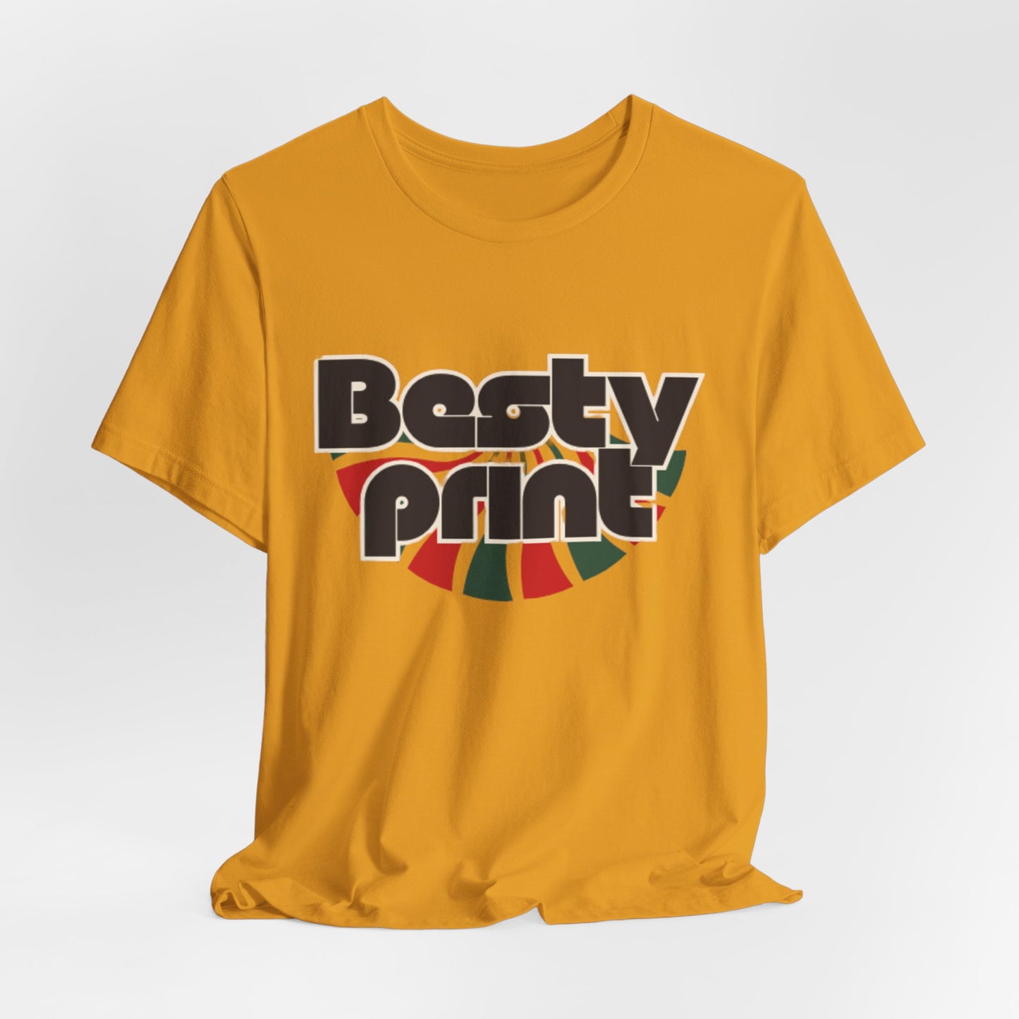 Besty Print Unisex Jersey Tee - Fun and Trendy T-Shirt for Friends, Casual Wear, Gifts, Parties, Holidays