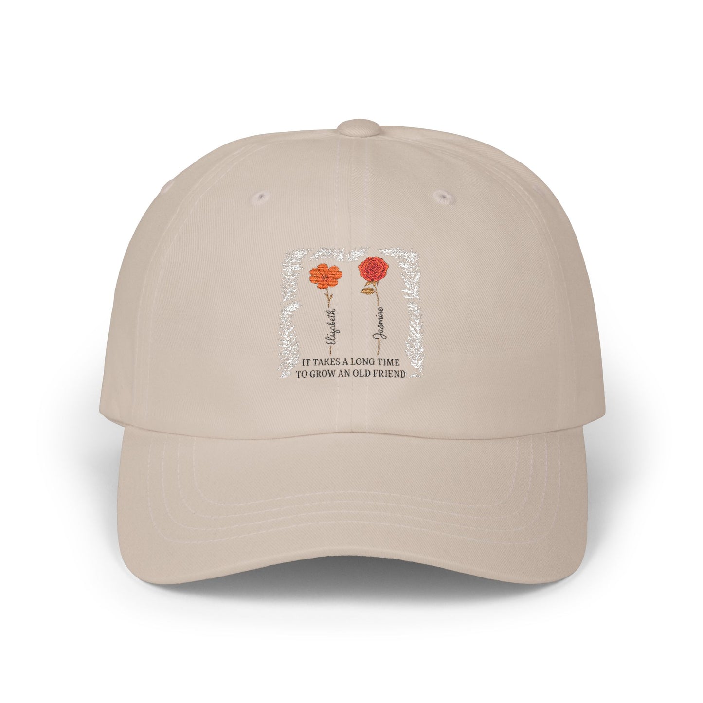 Classic Floral Dad Cap - Casual Style Hat for Dads, Perfect Gift for Father's Day, Summer Outing, Outdoors, Fun Fashion Accessory