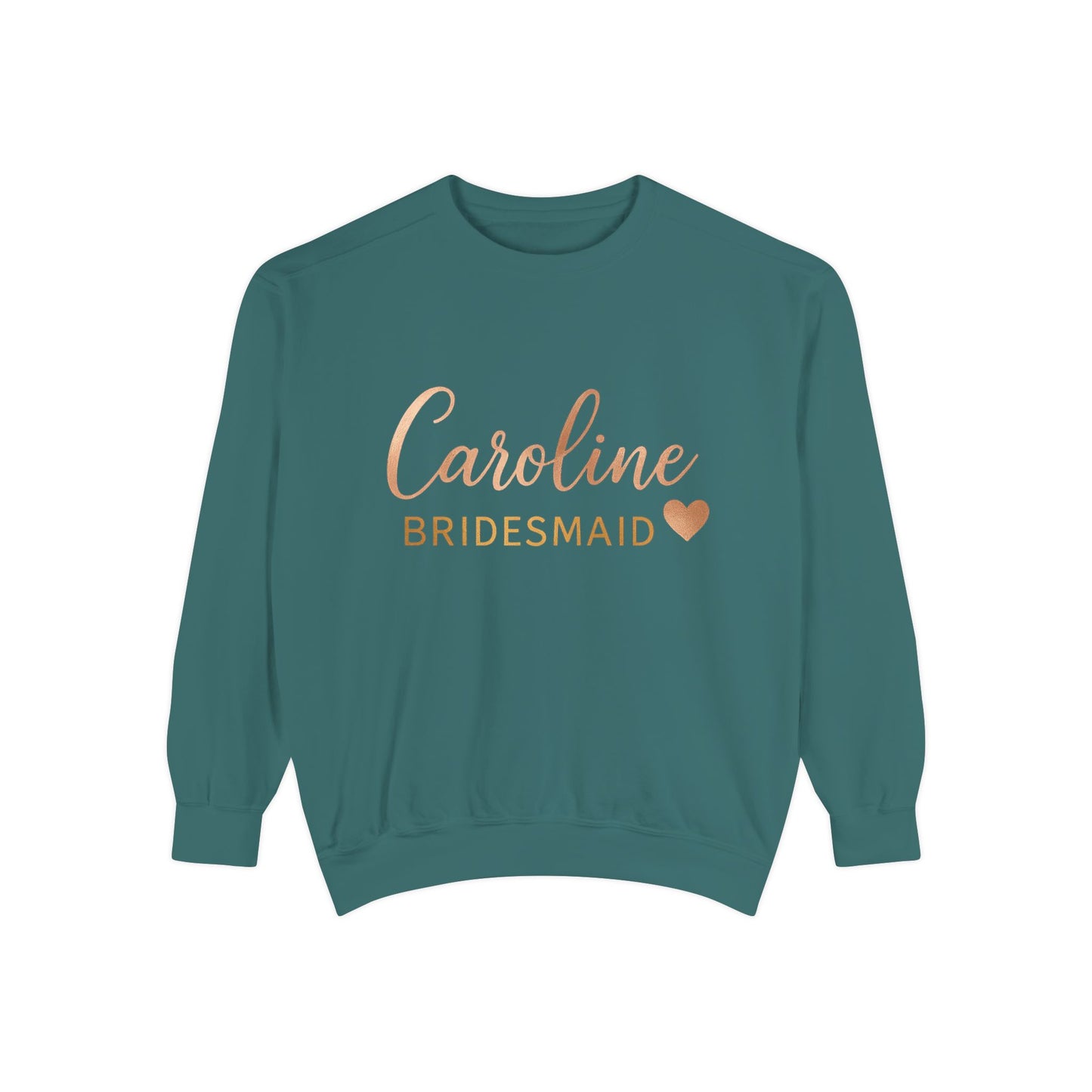 Bridesmaid Sweatshirt, Personalized Gift, Unisex Pullover, Wedding Party Apparel, Custom Bridesmaid Sweatshirt