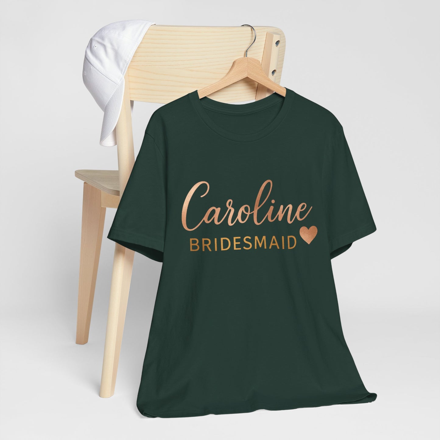 Bridesmaid T-Shirt, Customizable Team Tee, Unique Wedding Gift, Bridal Party Shirt, Memorable Engagement Celebration