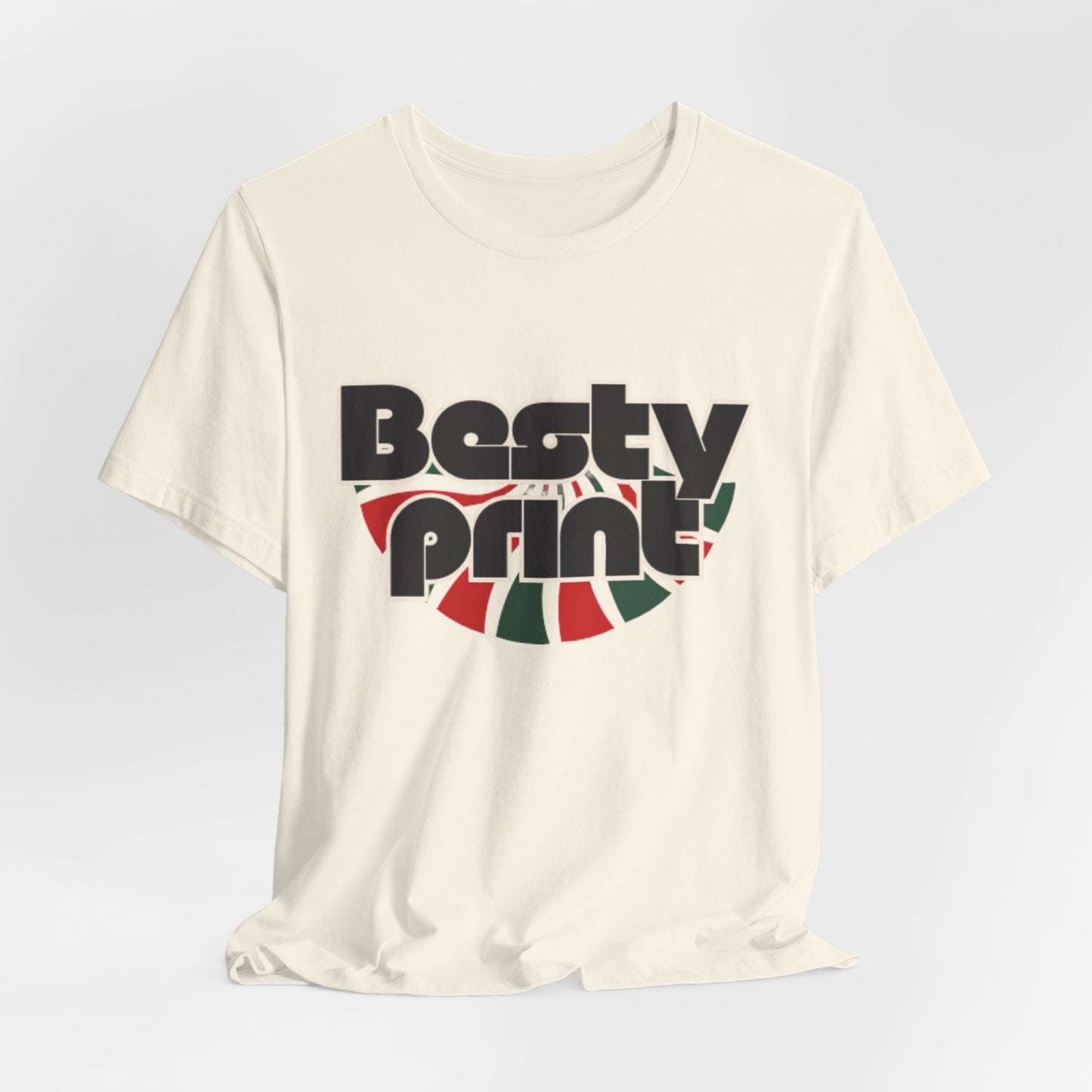 Besty Print Unisex Jersey Tee - Fun and Trendy T-Shirt for Friends, Casual Wear, Gifts, Parties, Holidays