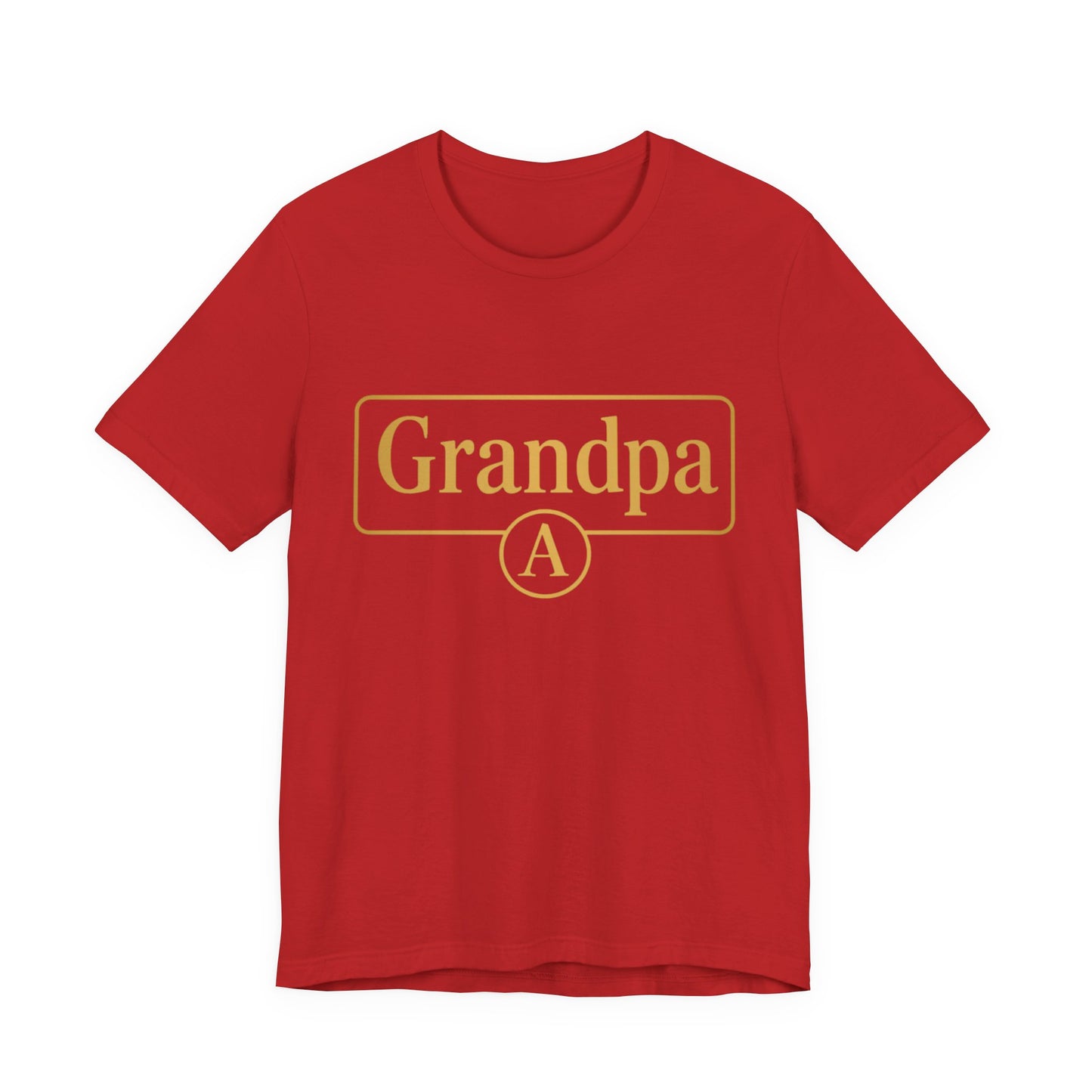 Grandpa Unisex Tee - Stylish Gift for Grandfathers, Casual Wear, Family Reunion, Birthday, Father's Day