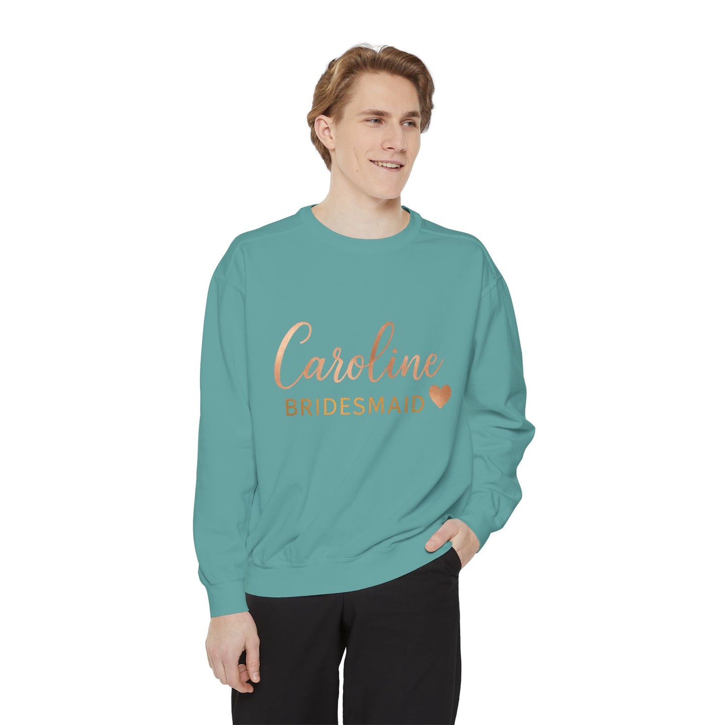 Bridesmaid Sweatshirt, Personalized Gift, Unisex Pullover, Wedding Party Apparel, Custom Bridesmaid Sweatshirt