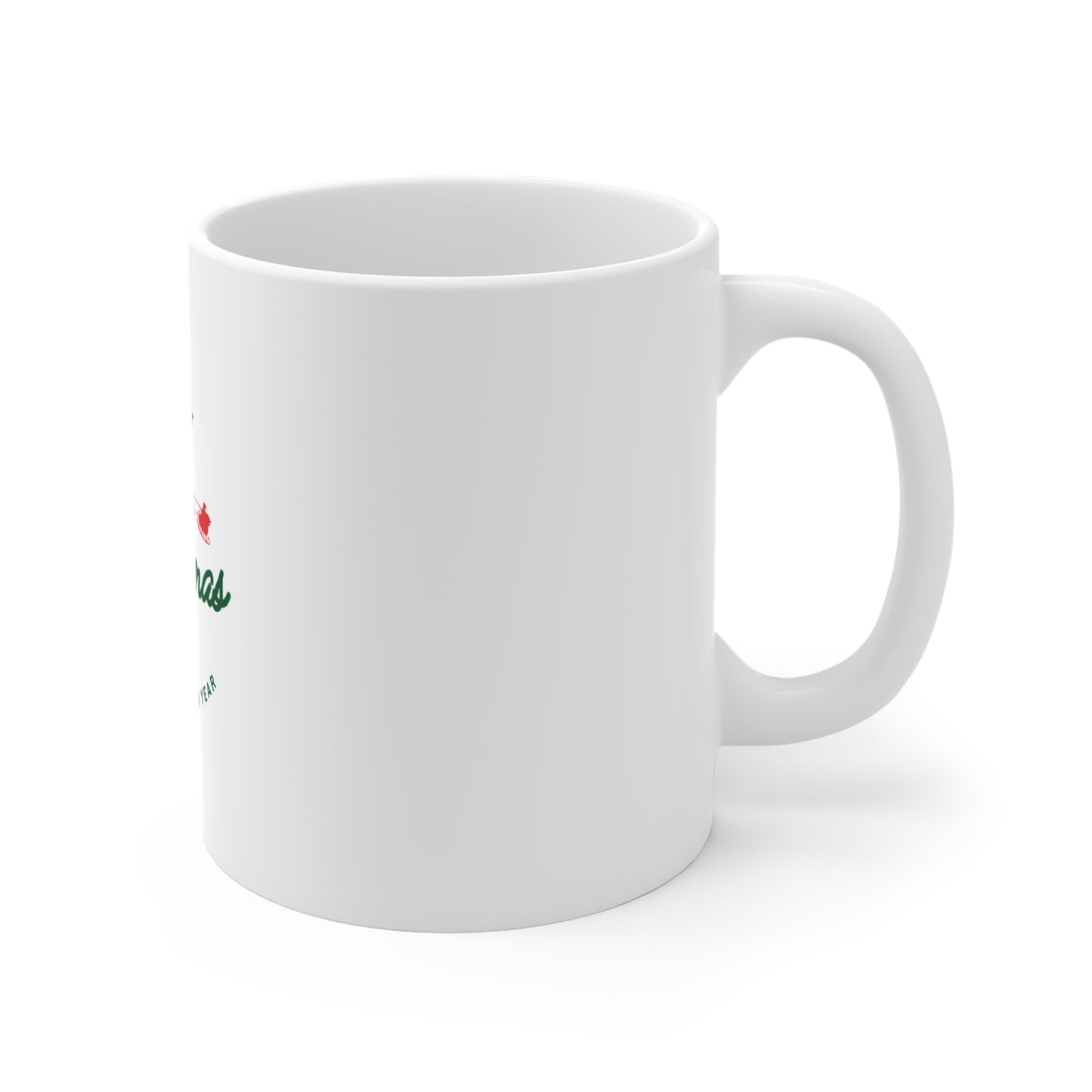 Christmas Cheer Mug - 11oz Coffee Cup, Holiday Gift, Festive Drinkware, Merry Christmas Decor, New Year Celebration