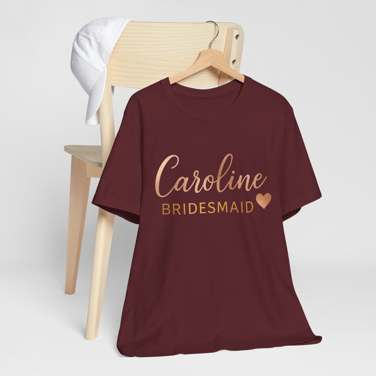 Bridesmaid T-Shirt, Customizable Team Tee, Unique Wedding Gift, Bridal Party Shirt, Memorable Engagement Celebration