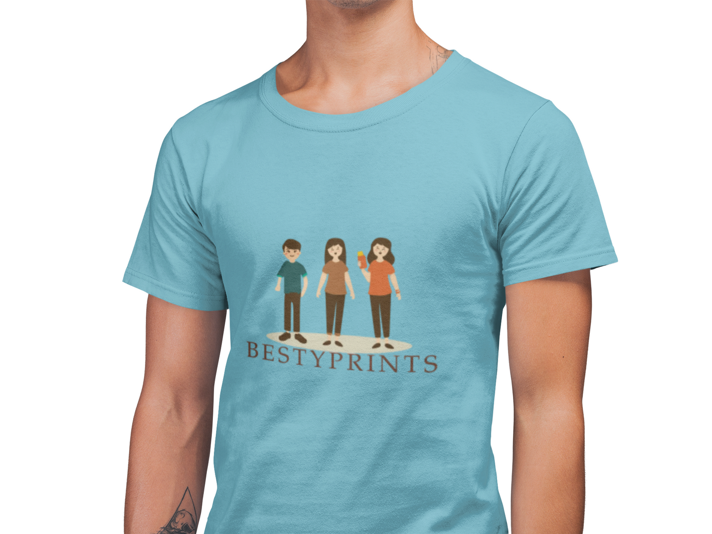 Family Cartoon Graphic Tee, Cute Gift for Friends, Casual Summer Wear, Kids and Adults, Unique Family Gathering Shirt, Birthday Gift
