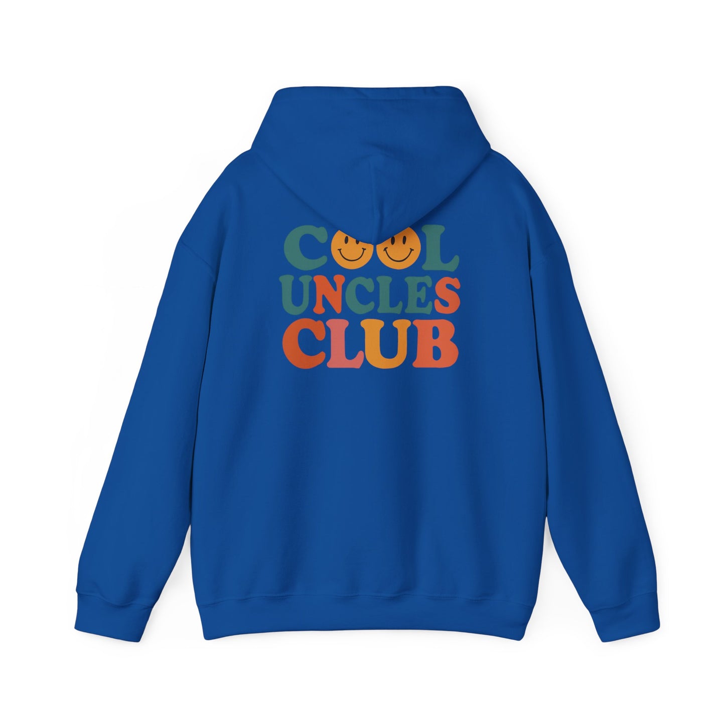 Cool Uncles Club Hooded Sweatshirt, Unisex Hoodie Gift, Cozy Sweatshirt for Uncles, Family Gathering Attire, Fun Graphic Hoodie