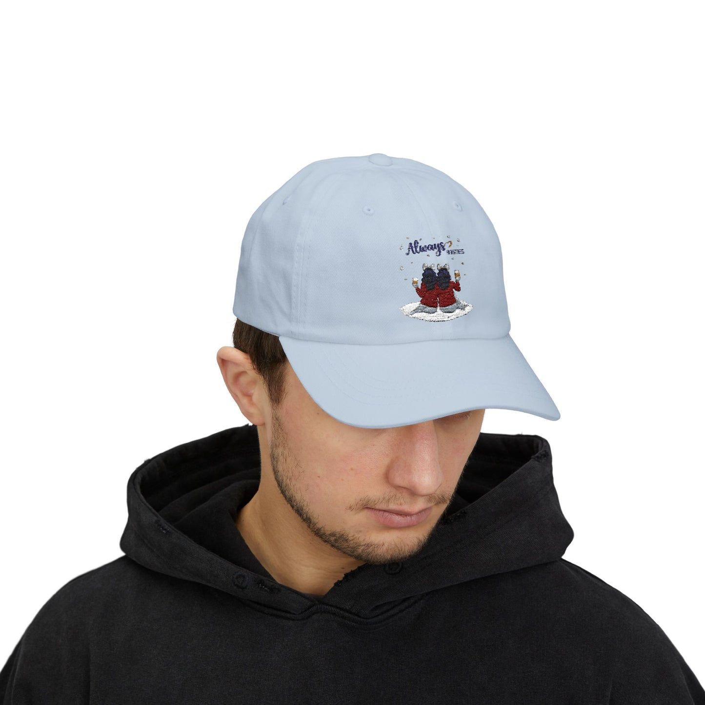 Heartwarming Classic Dad Cap, Custom Hat for Father's Day, Gift for Dads, Casual Cap for Every Season, Embroidered Hat with Message