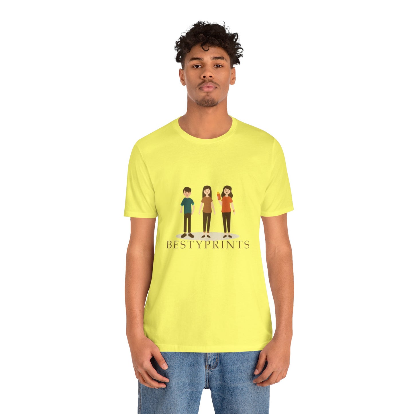 Unisex Illustration Tee - Fun, Casual Graphic T-Shirt for Friends, Birthday Gift, Family Gatherings, Best Friends Tee, Everyday Wear