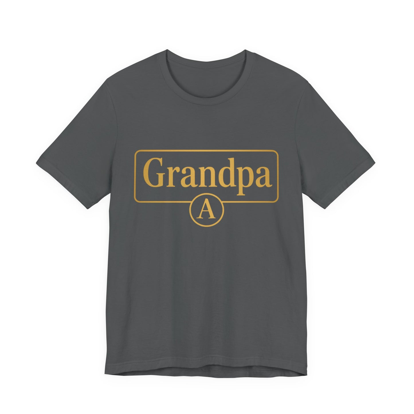 Grandpa Unisex Tee - Stylish Gift for Grandfathers, Casual Wear, Family Reunion, Birthday, Father's Day