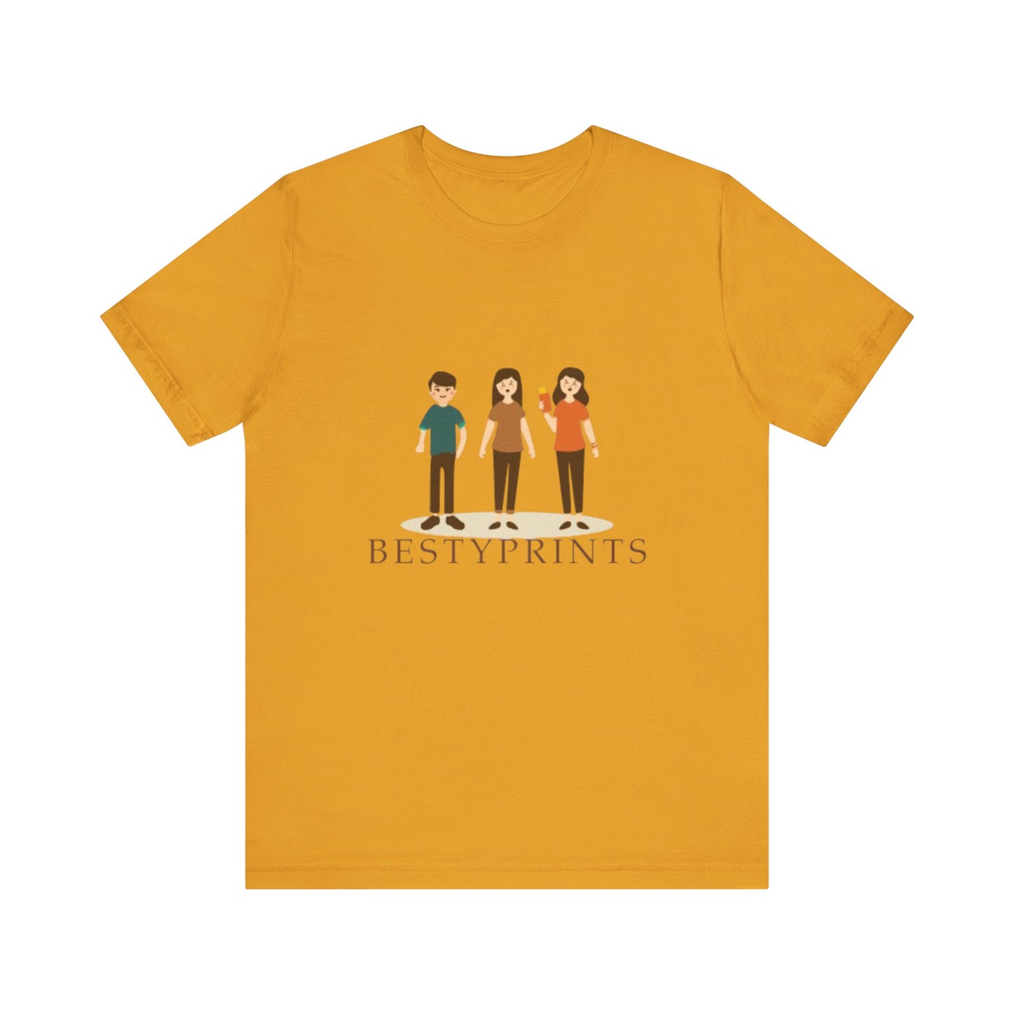 Unisex Illustration Tee - Fun, Casual Graphic T-Shirt for Friends, Birthday Gift, Family Gatherings, Best Friends Tee, Everyday Wear