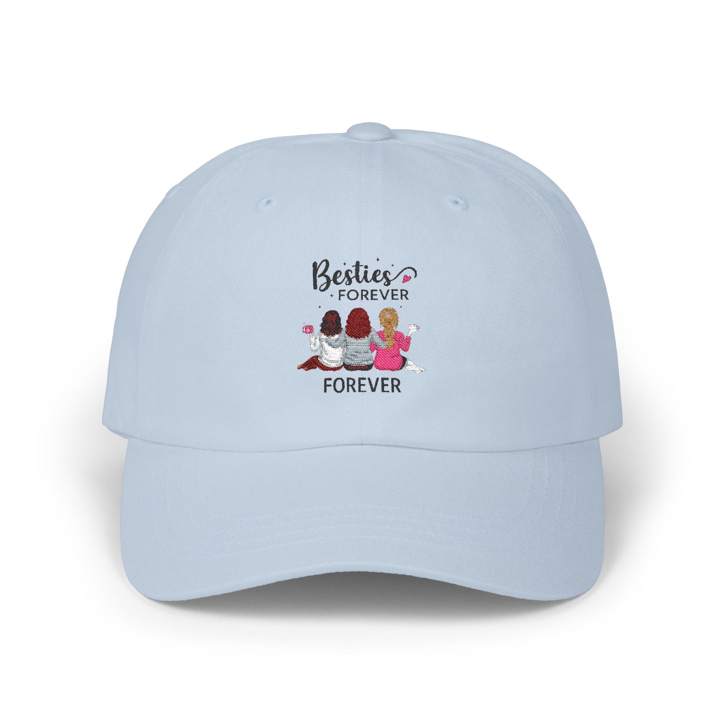 Besties Forever Classic Dad Cap, Cute Hat for Best Friends, Casual Gift, Fun Accessory for Celebrations, Trendy Everyday Wear