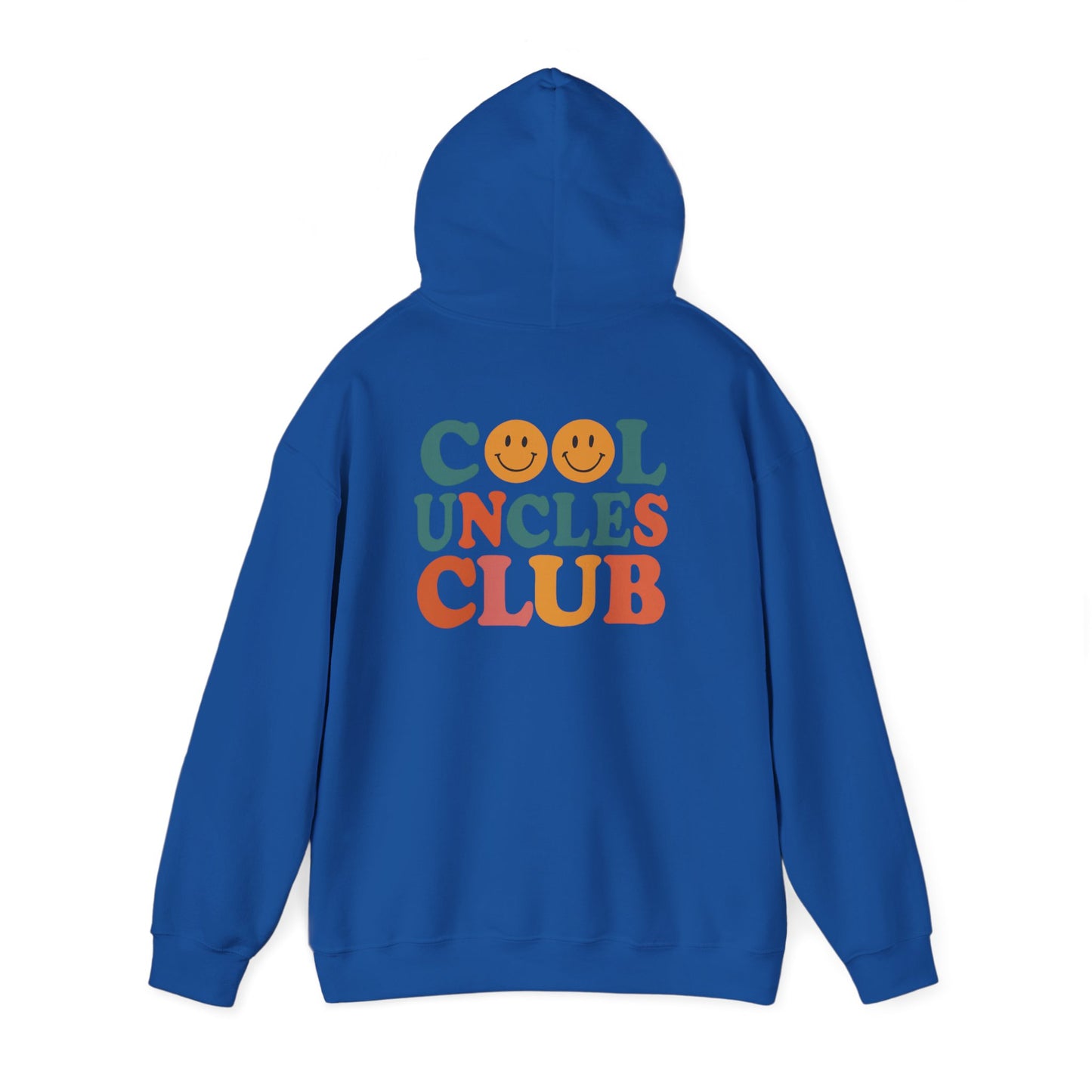 Cool Uncles Club Hooded Sweatshirt, Unisex Hoodie Gift, Cozy Sweatshirt for Uncles, Family Gathering Attire, Fun Graphic Hoodie
