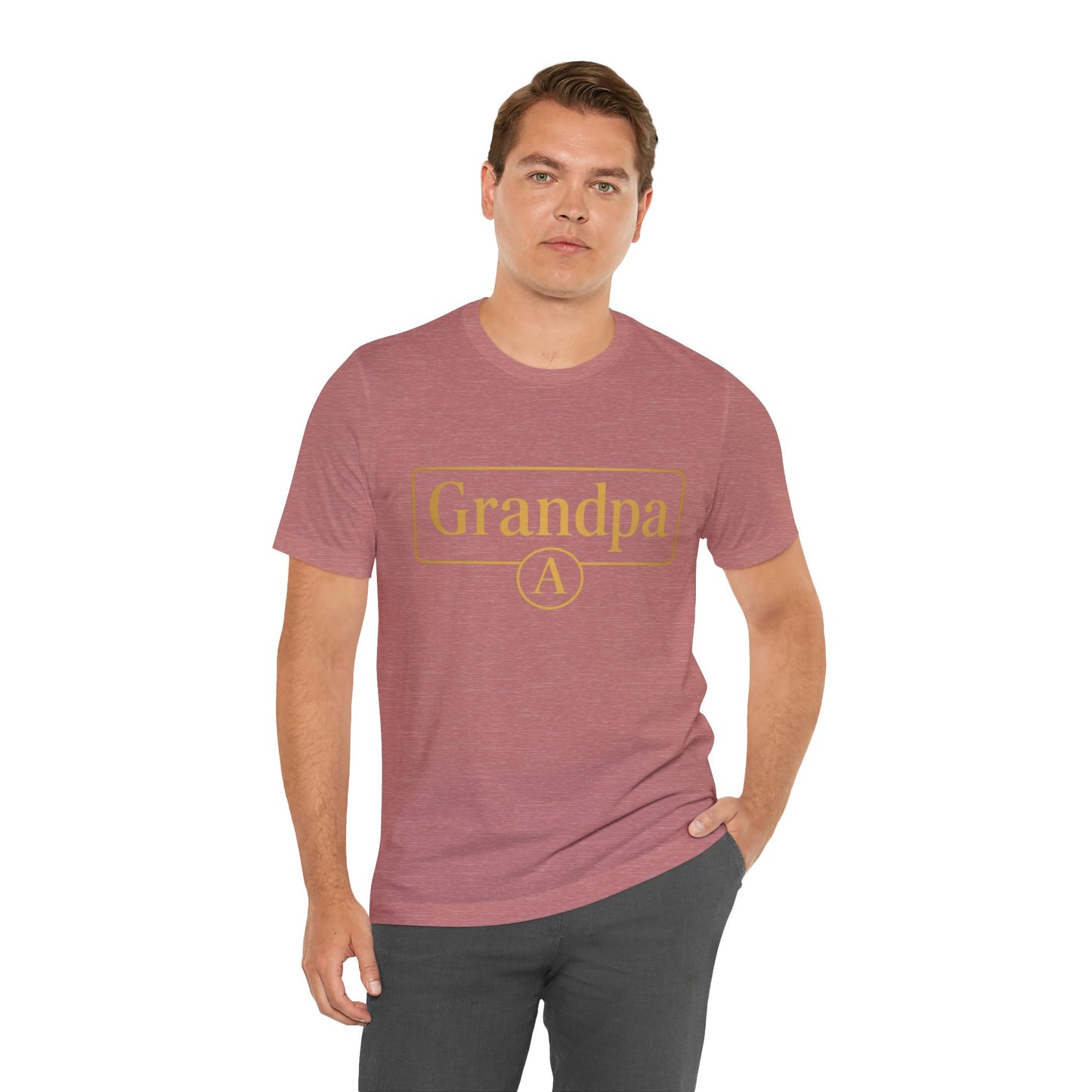 Grandpa Unisex Tee - Stylish Gift for Grandfathers, Casual Wear, Family Reunion, Birthday, Father's Day
