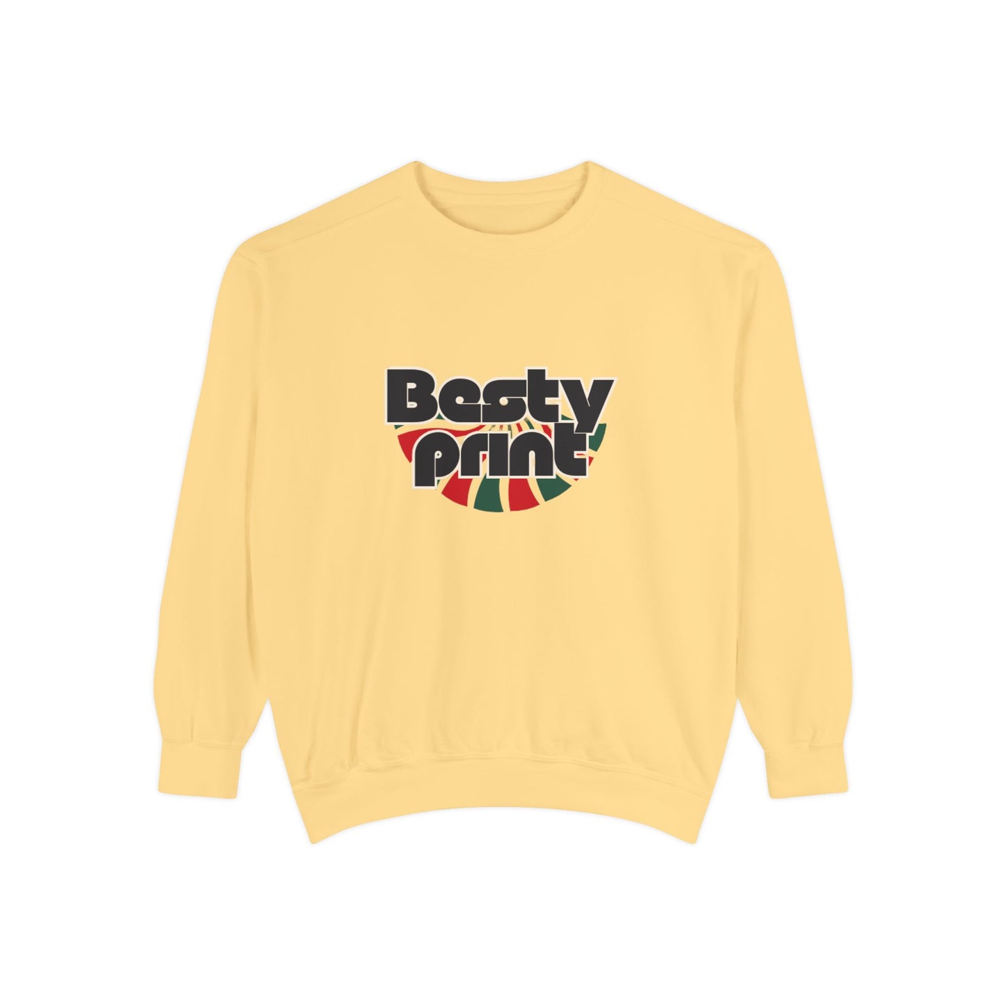 Trendy Unisex Sweatshirt with 'Booty Print' Design, Cozy Casual Wear, Gift Idea for Friends, Festival Fashion, Everyday Comfort