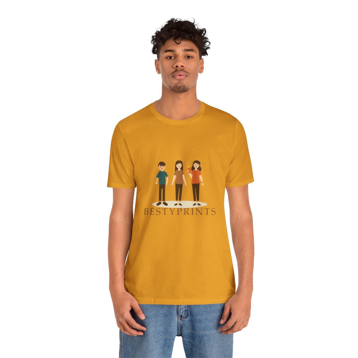 Unisex Illustration Tee - Fun, Casual Graphic T-Shirt for Friends, Birthday Gift, Family Gatherings, Best Friends Tee, Everyday Wear