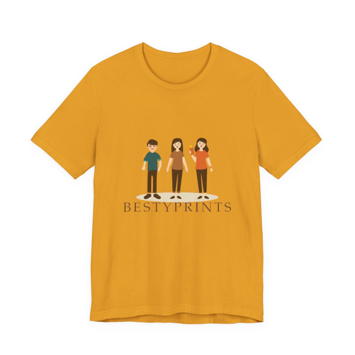 Unisex Illustration Tee - Fun, Casual Graphic T-Shirt for Friends, Birthday Gift, Family Gatherings, Best Friends Tee, Everyday Wear