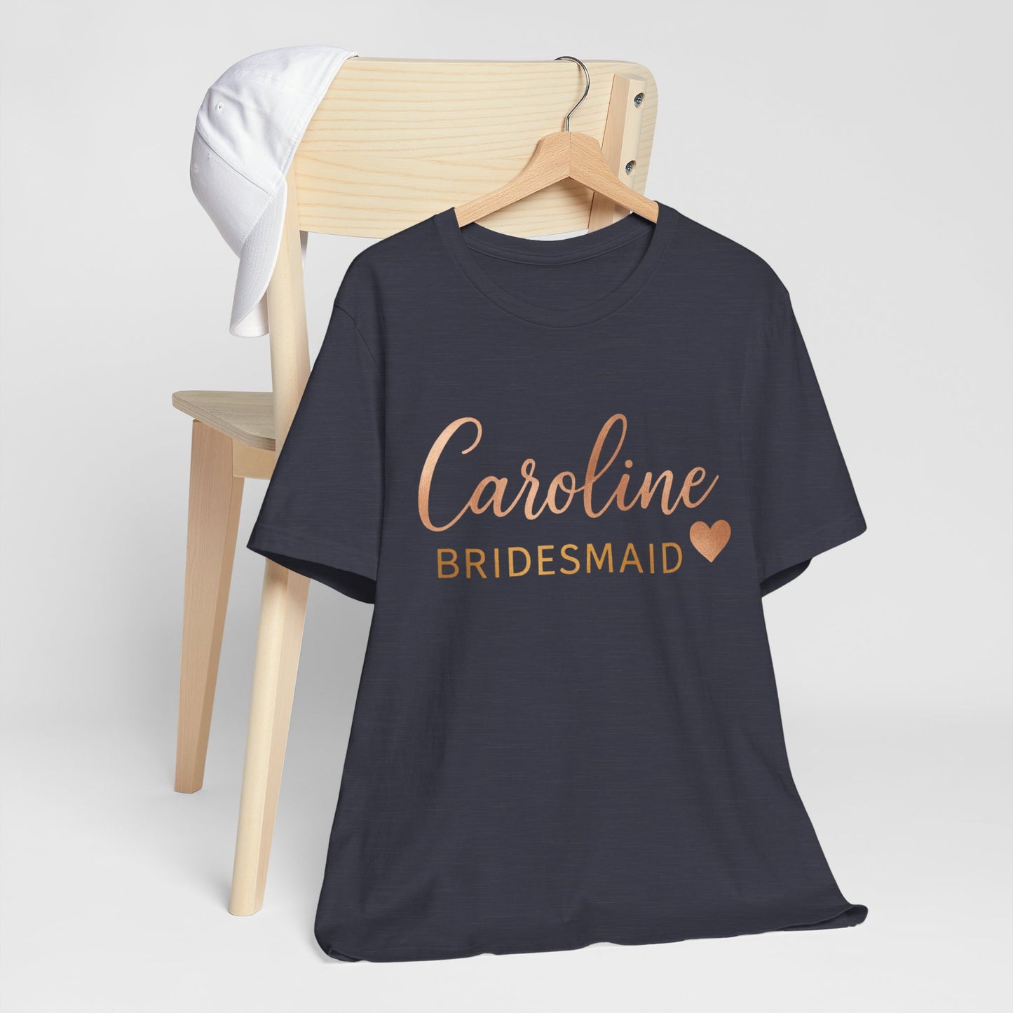 Bridesmaid T-Shirt, Customizable Team Tee, Unique Wedding Gift, Bridal Party Shirt, Memorable Engagement Celebration