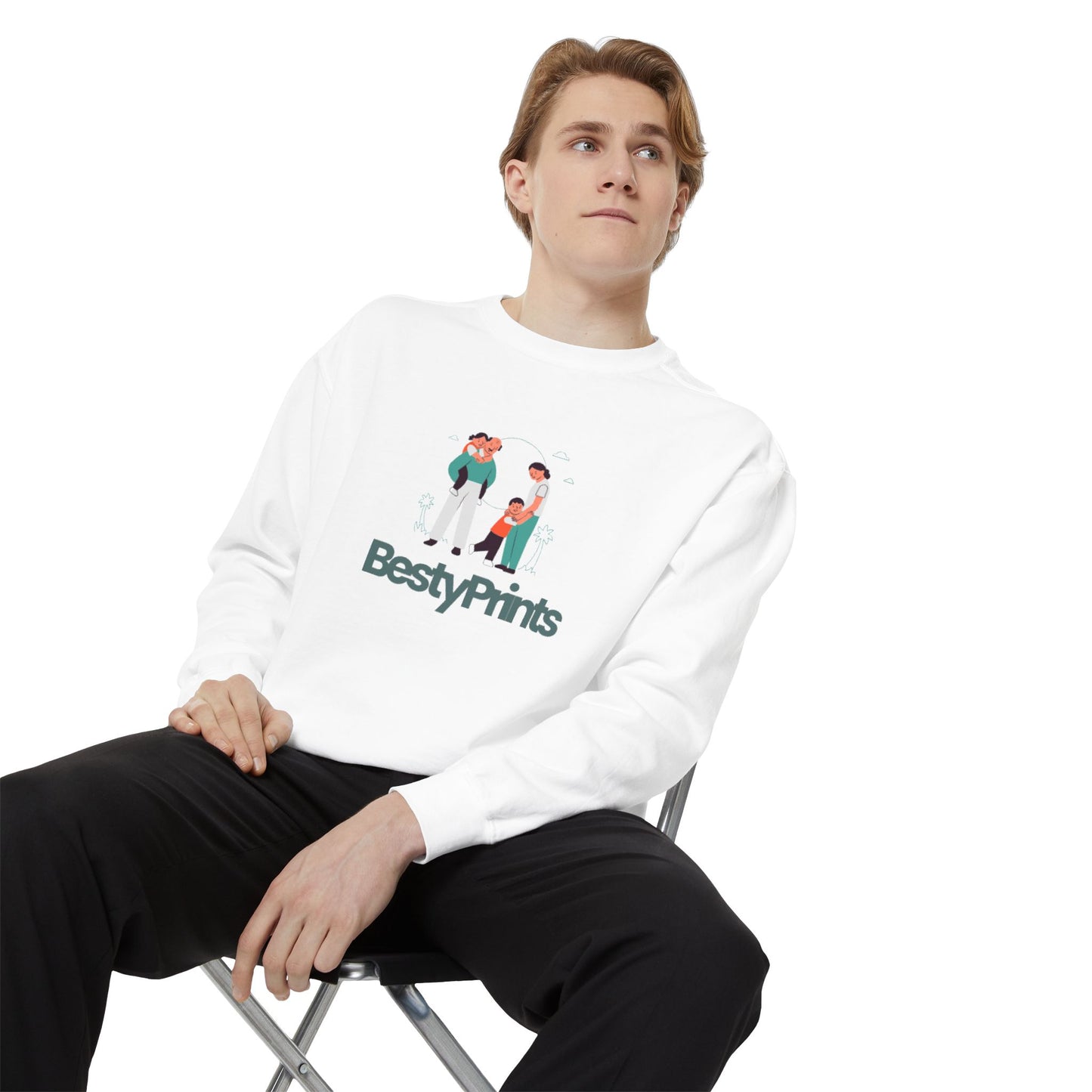 Best Friends Unisex Sweatshirt, Cozy Fashion, Gift for Friends, Casual Wear, Retro Style, Perfect for Hangouts, Birthday Gift
