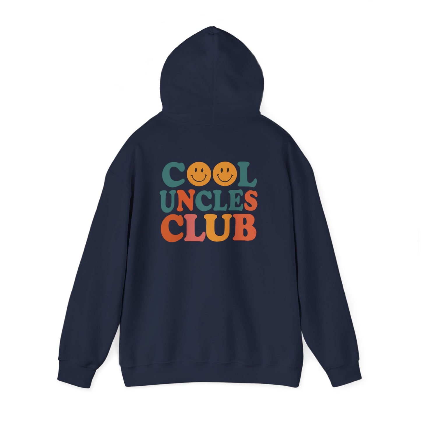 Cool Uncles Club Hooded Sweatshirt, Unisex Hoodie Gift, Cozy Sweatshirt for Uncles, Family Gathering Attire, Fun Graphic Hoodie