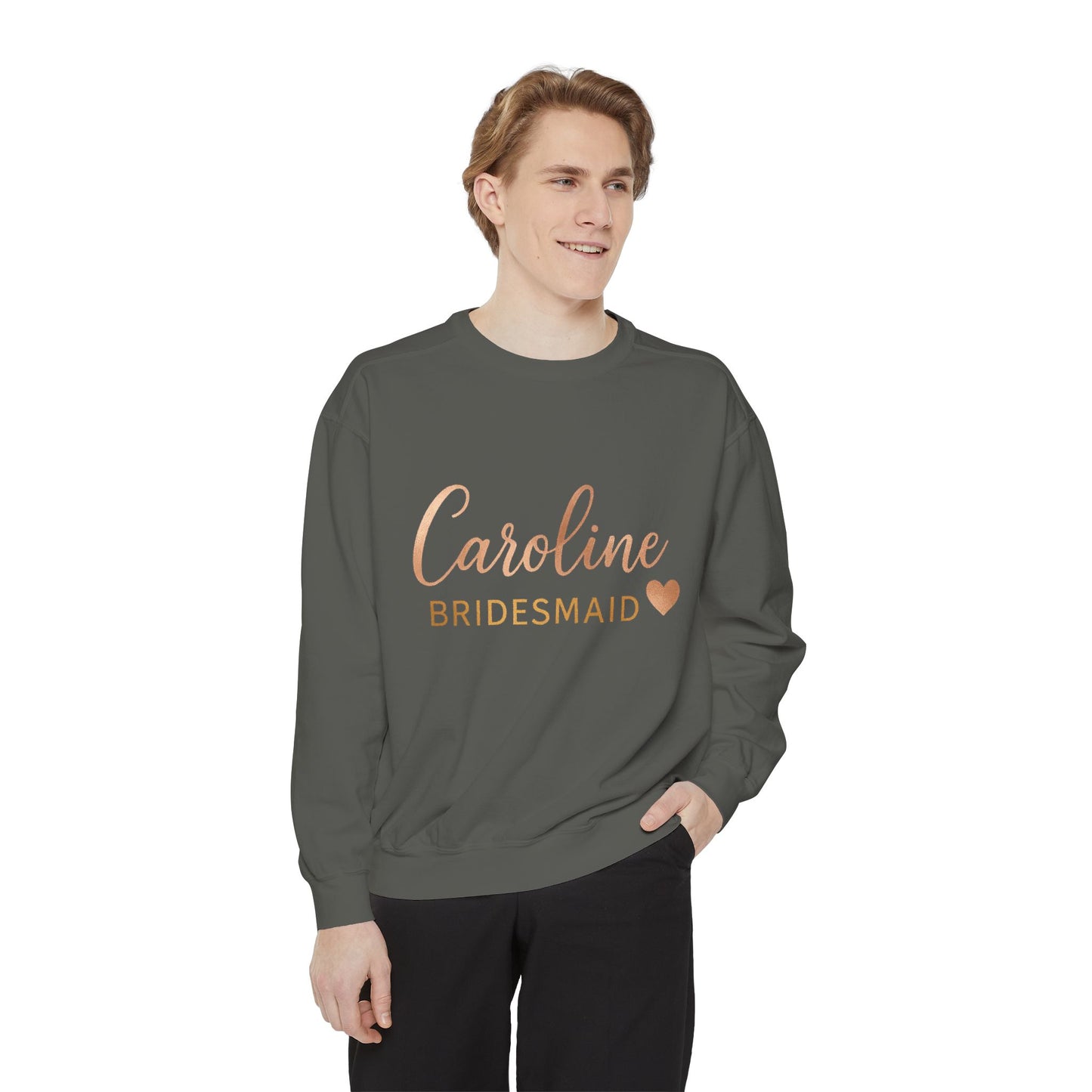 Bridesmaid Sweatshirt, Personalized Gift, Unisex Pullover, Wedding Party Apparel, Custom Bridesmaid Sweatshirt