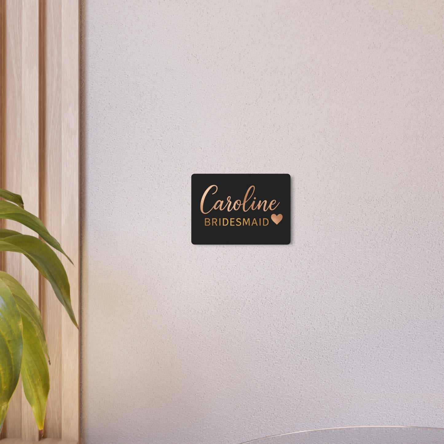 Personalized Metal Art Sign, Custom Bridesmaid Gift, Wedding Decor, Home Interior, Unique Wall Art