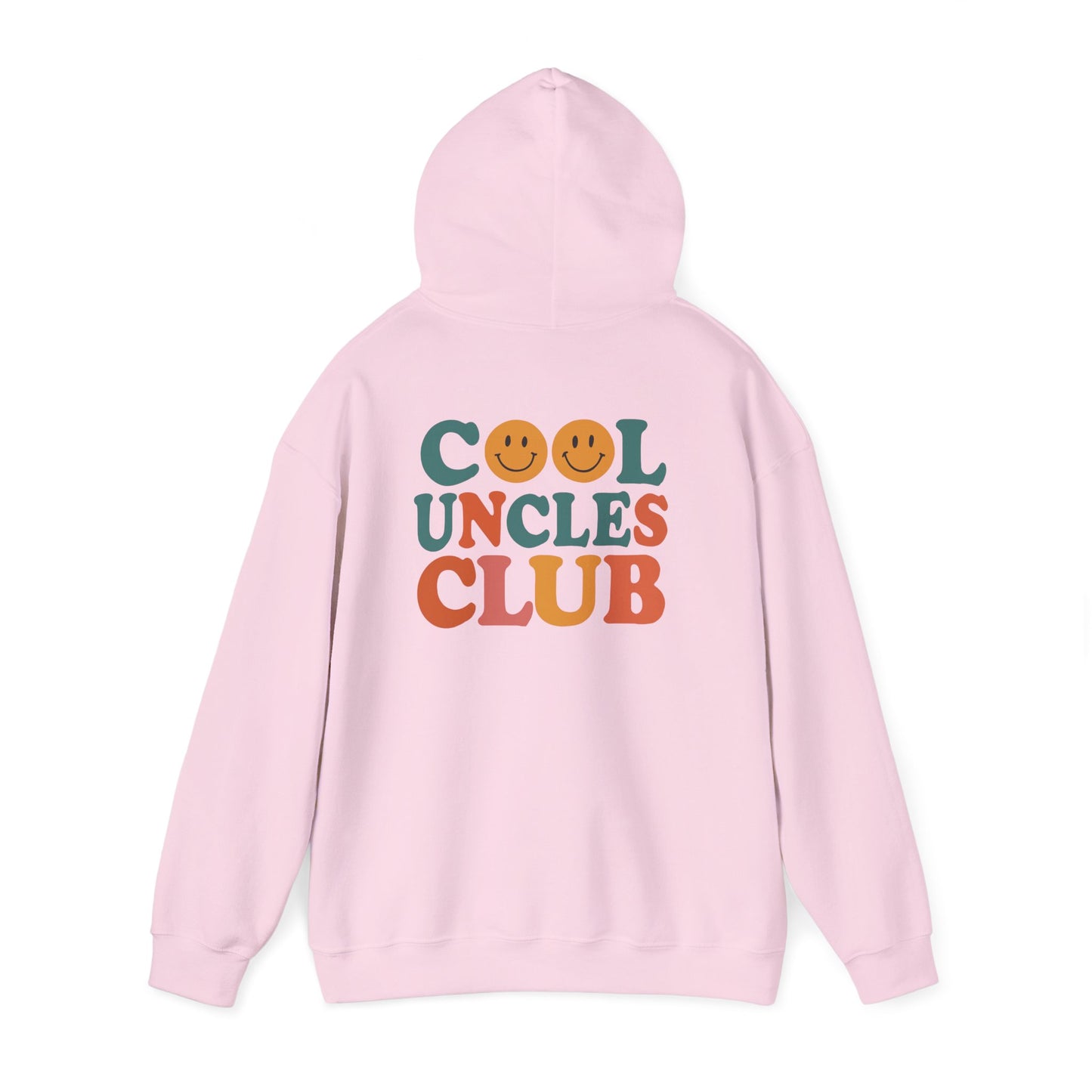Cool Uncles Club Hooded Sweatshirt, Unisex Hoodie Gift, Cozy Sweatshirt for Uncles, Family Gathering Attire, Fun Graphic Hoodie