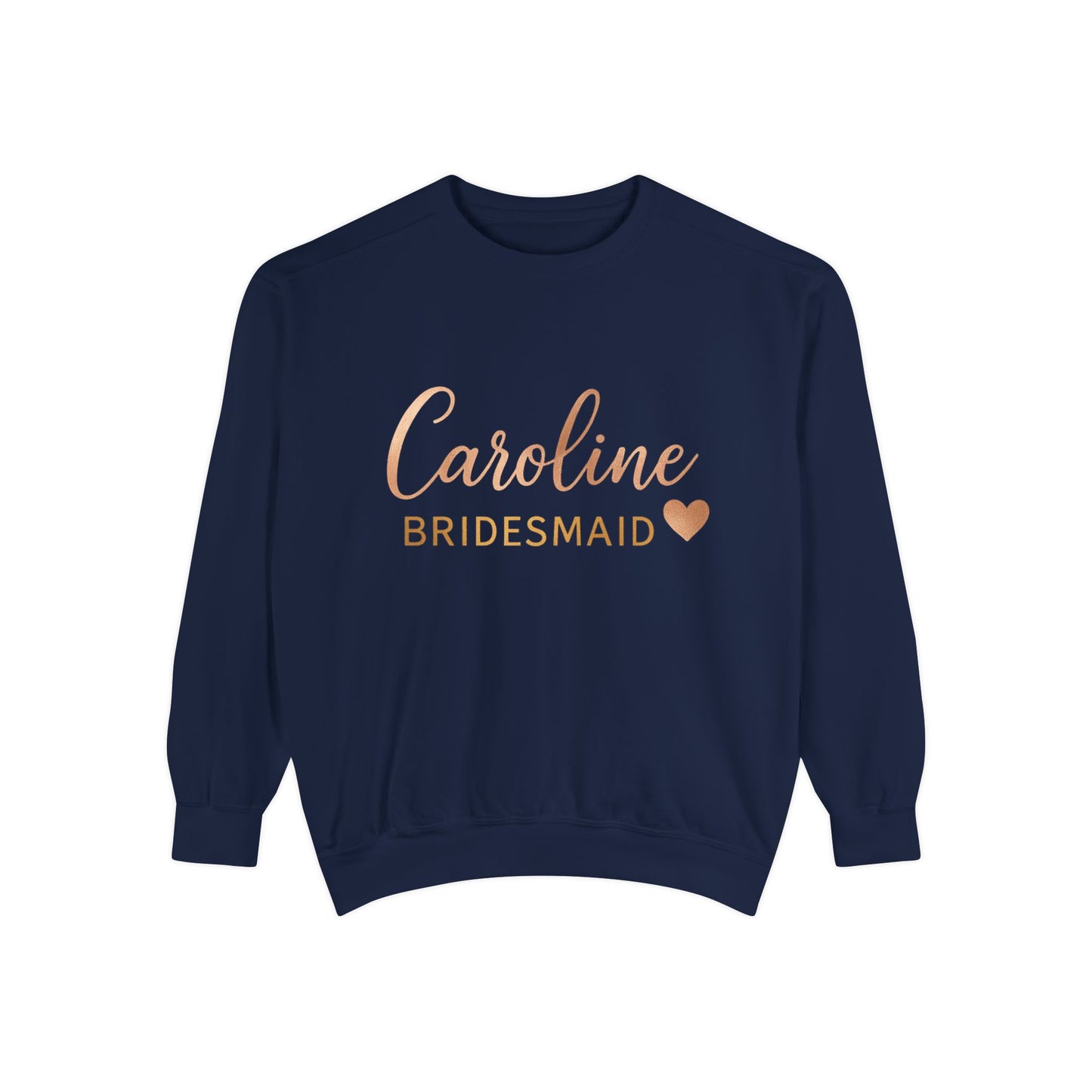 Bridesmaid Sweatshirt, Personalized Gift, Unisex Pullover, Wedding Party Apparel, Custom Bridesmaid Sweatshirt