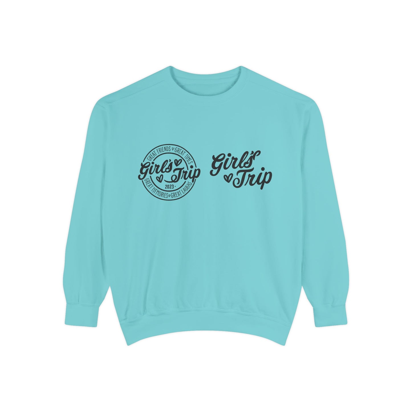 Girls Trip Unisex Sweatshirt, Cozy Girls Weekend Apparel, Perfect for Group Travel, Gift for Friends, Casual Fashion for Getaways